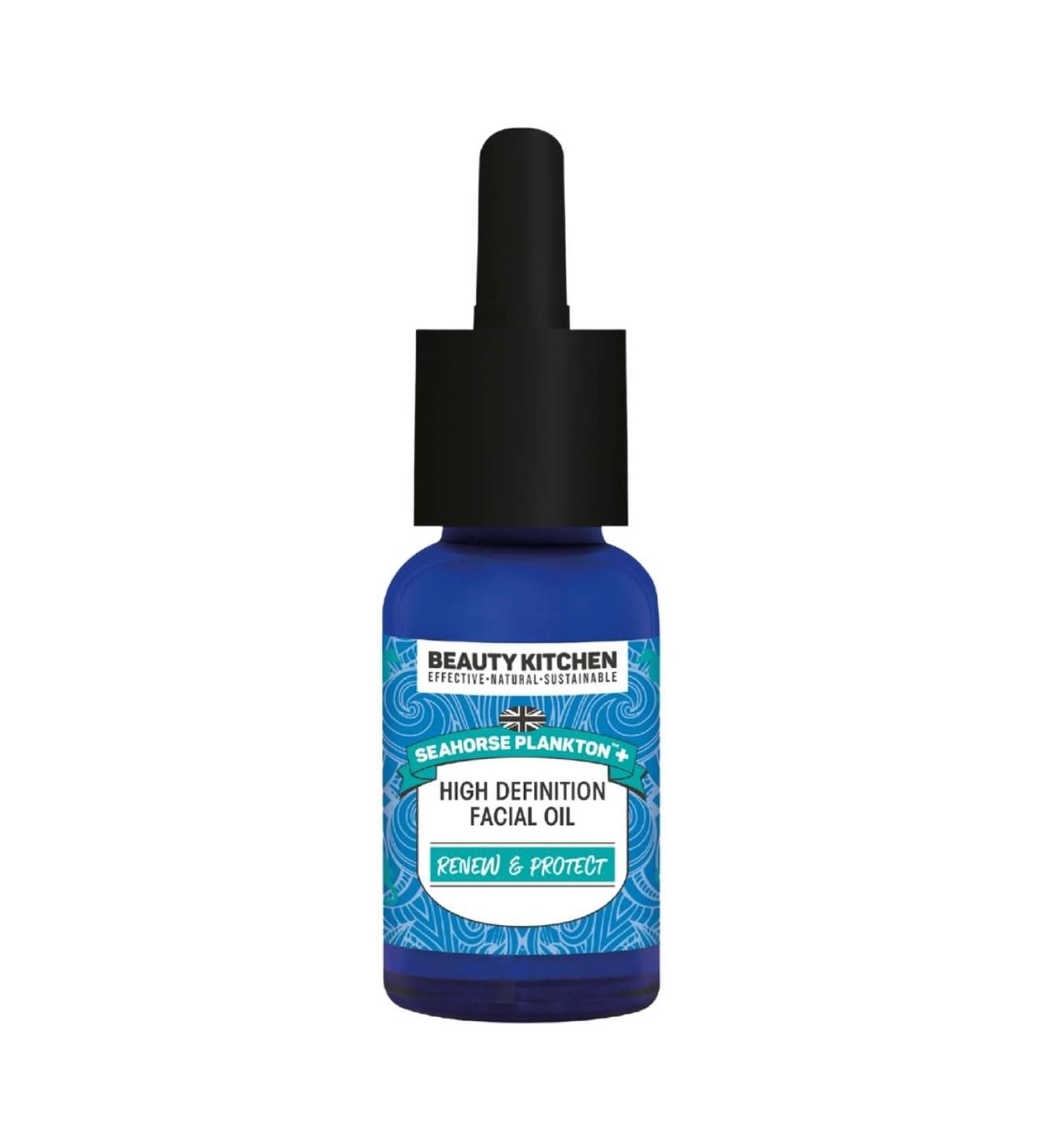 Beauty Kitchen - Seahorse Plankton + High Definition Facial Oil 10ml - Rejuvenating Facial Oil - Enhances Skin's Natural Radiance - Skincare Essential - Buy Online on GoSupps.com