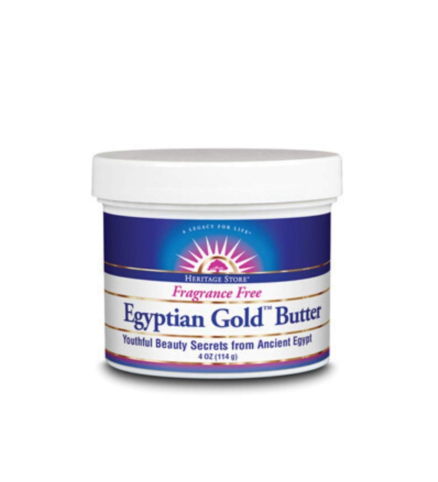HERITAGE STORE Egyptian Gold Butter Non GMO  Butter  Unscented (Jar) 4oz