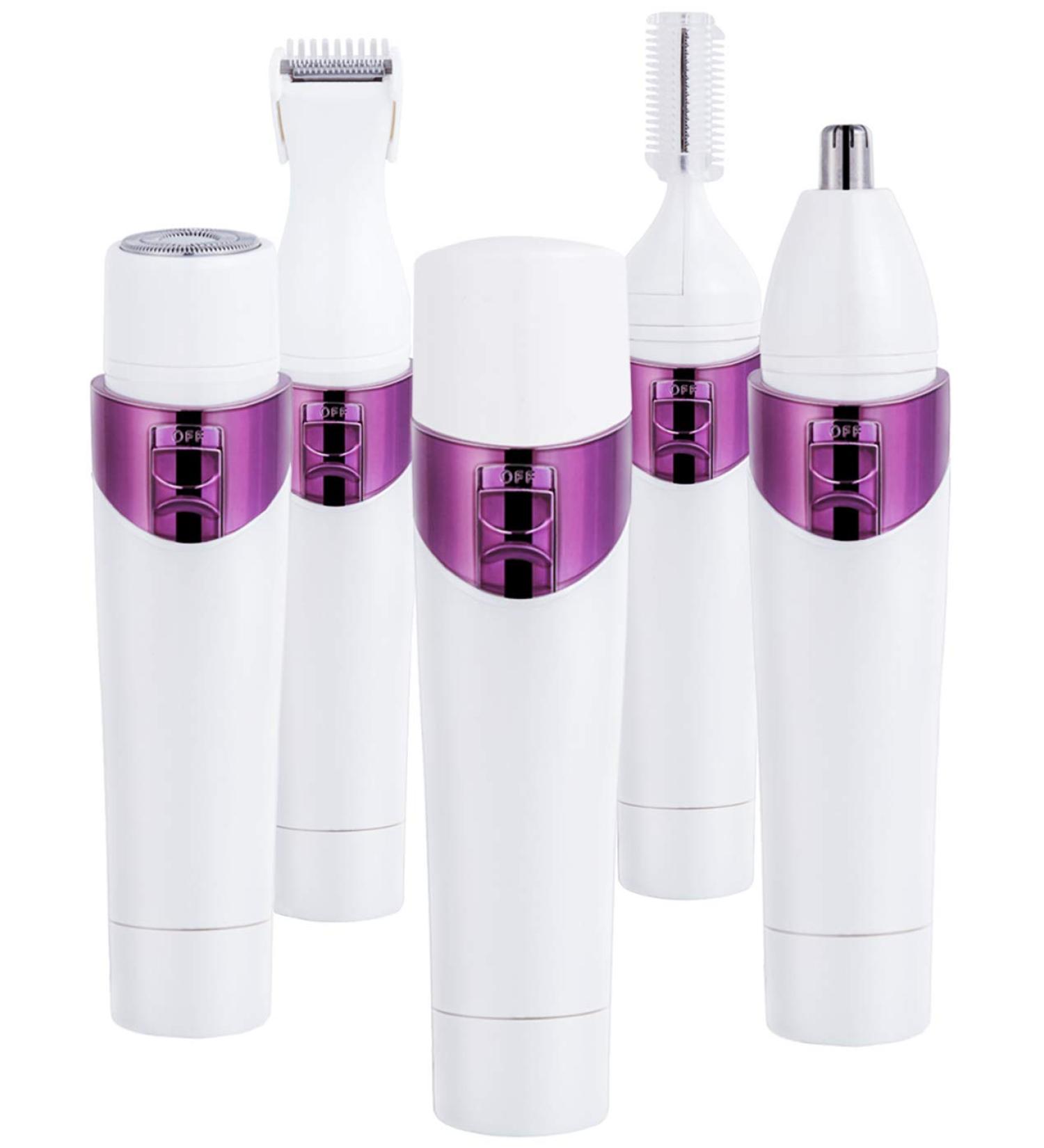 VERY ETERNITY Electric Lady Shaver Kit - 4 in 1 USB Rechargeable Women's Shaving Set in Purple - Buy Online on GoSupps.com