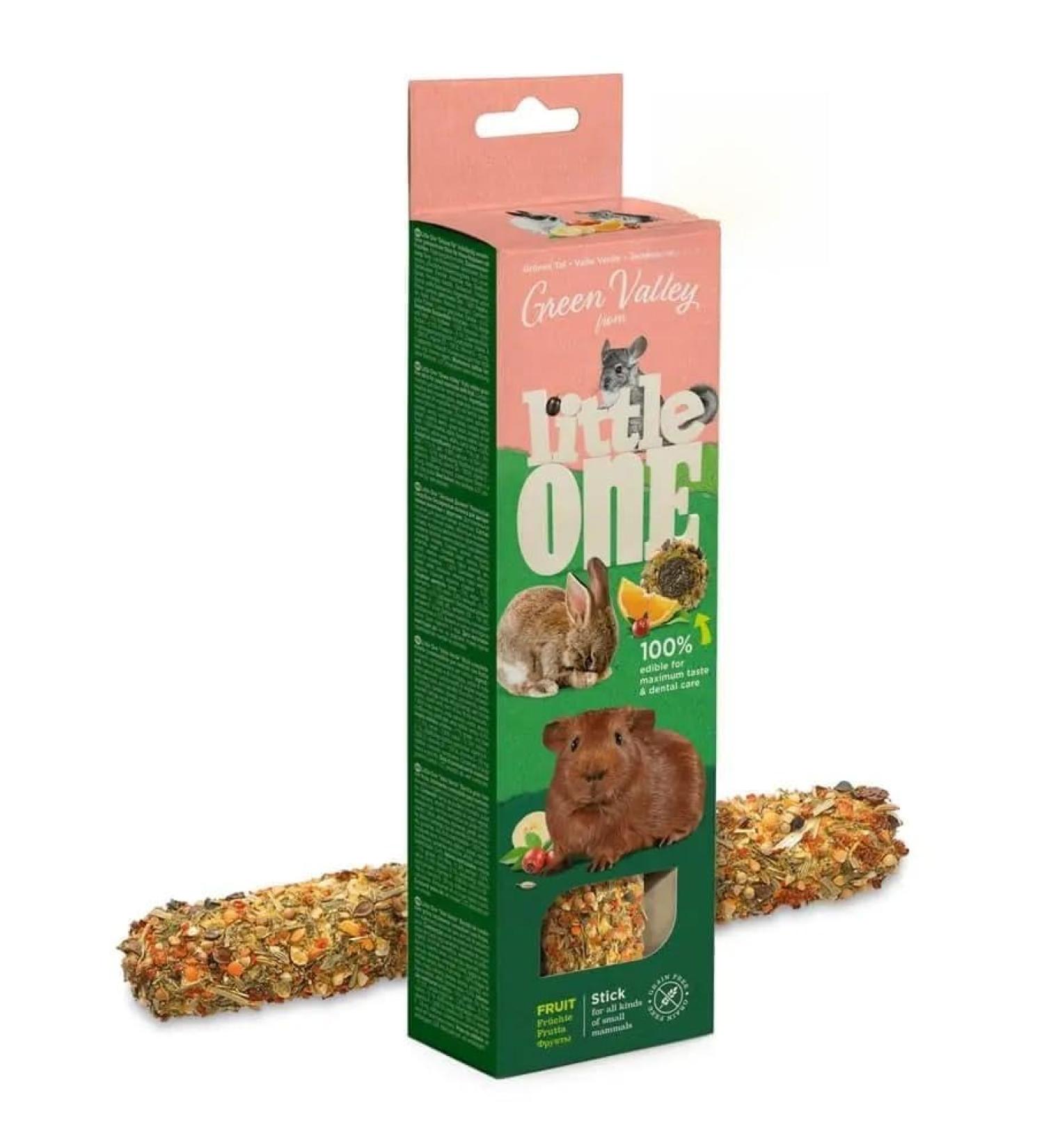 LITTLEONE GREENVALLEY Stick sans céréales avec Fruits 10 x 180 g