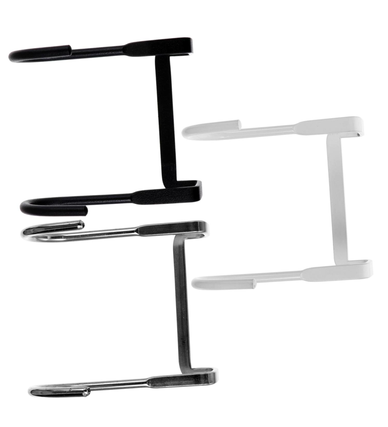 PRETYZOOM Double Hook 3pcs Hook up Heavy Duty Clothes Rack Coat Hangers Clothes Hanger Multipurpose Hook No Nails Drawer - Buy Online on GoSupps.com