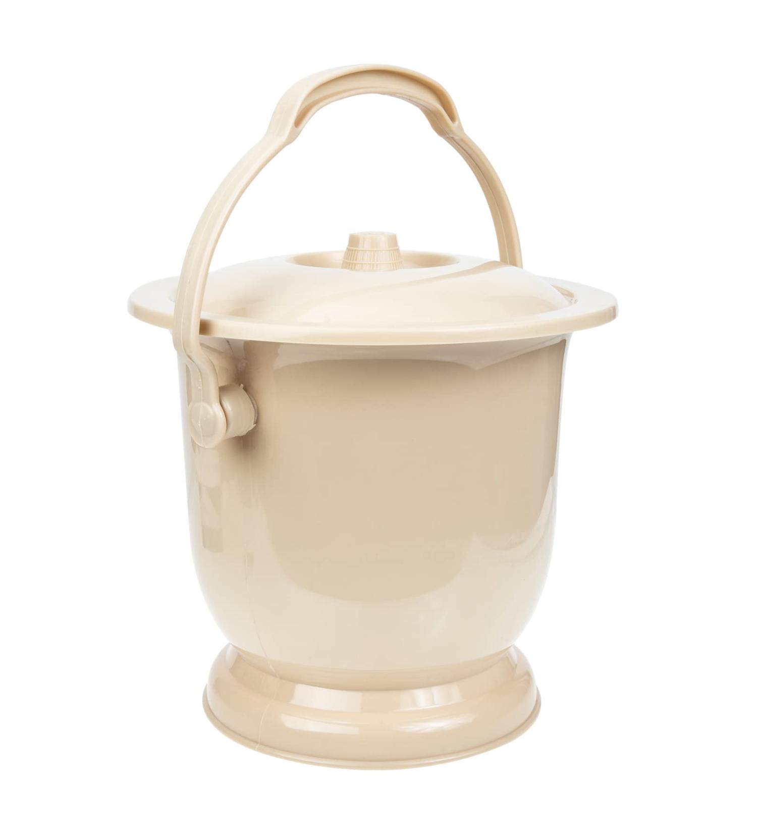 Emergency Urinal Portable Spittoon Chamber Pot Urinal Pail Pot Emergency Toilet Night Urine Bucket Urinal Toilet for Camping Travel Car Bedroom Home Portable Toilet - Buy Online on GoSupps.com
