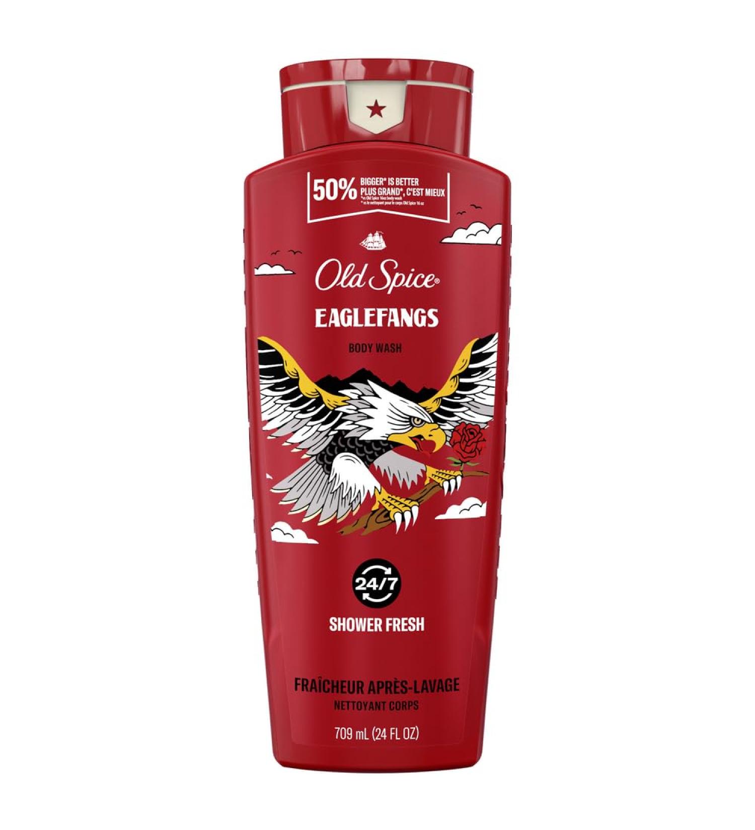 Old Spice Body Wash for Men Eaglefangs Long Lasting Lather 709 mL Body Wash Eaglefangs - Buy Online on GoSupps.com