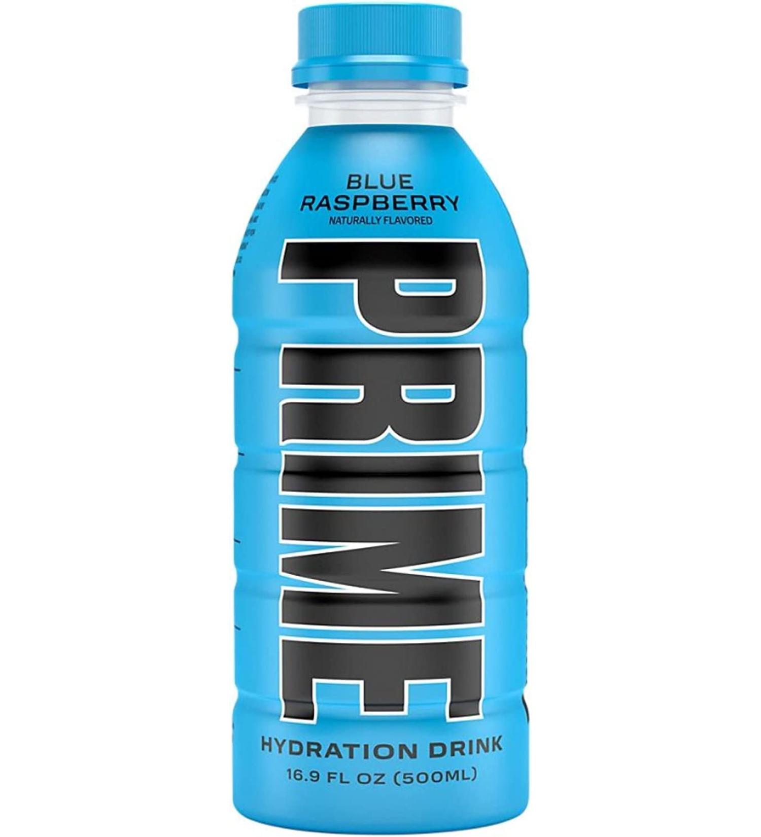Comfortos Prime Hydration Energy Drinks by Logan Paul & KSI - 500ml (16.9 Fluid oz.) - Naturally Flavored with Zero Sugar Boost Energy and Caffeine Free (BLUE RASPBERRY) - Buy Online on GoSupps.com