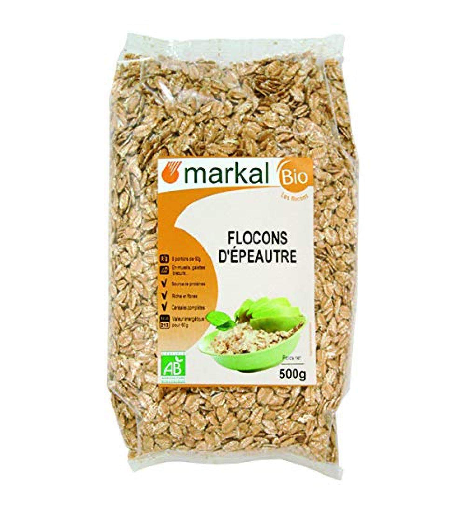 MARKAL - Spelt Flakes 500G - Buy Online on GoSupps.com