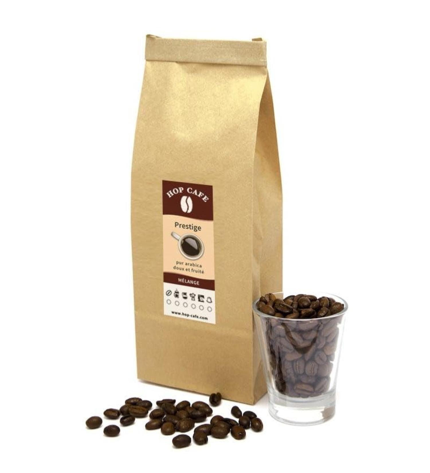 HOP CAF Caf en Grains M lange Prestige 100% Arabica 250g
