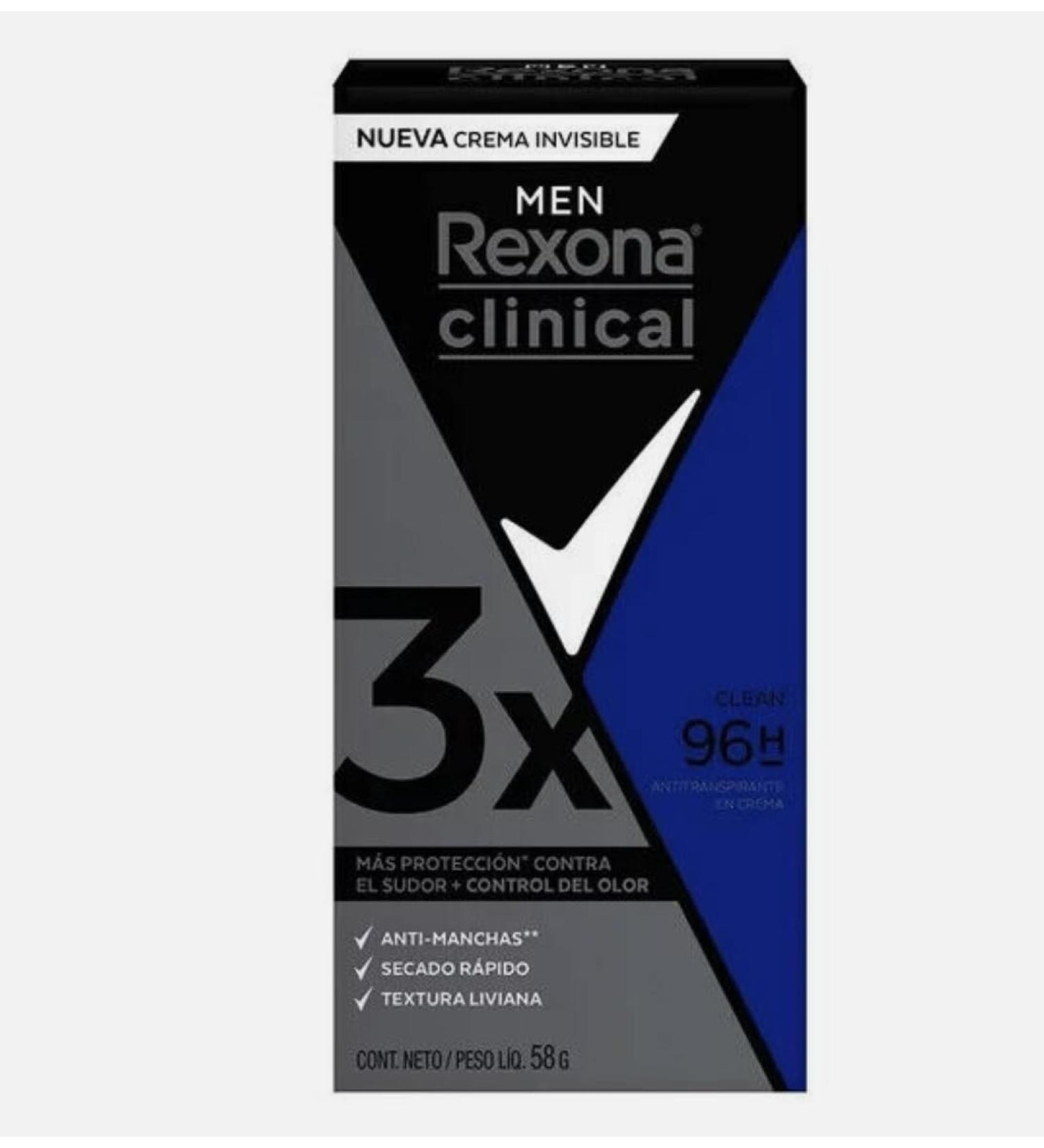 Desodorante Clinical Antitranspirante en Crema para Caballero 58g - Protecci n Duradera y Frescura Internacional - Buy Online on GoSupps.com