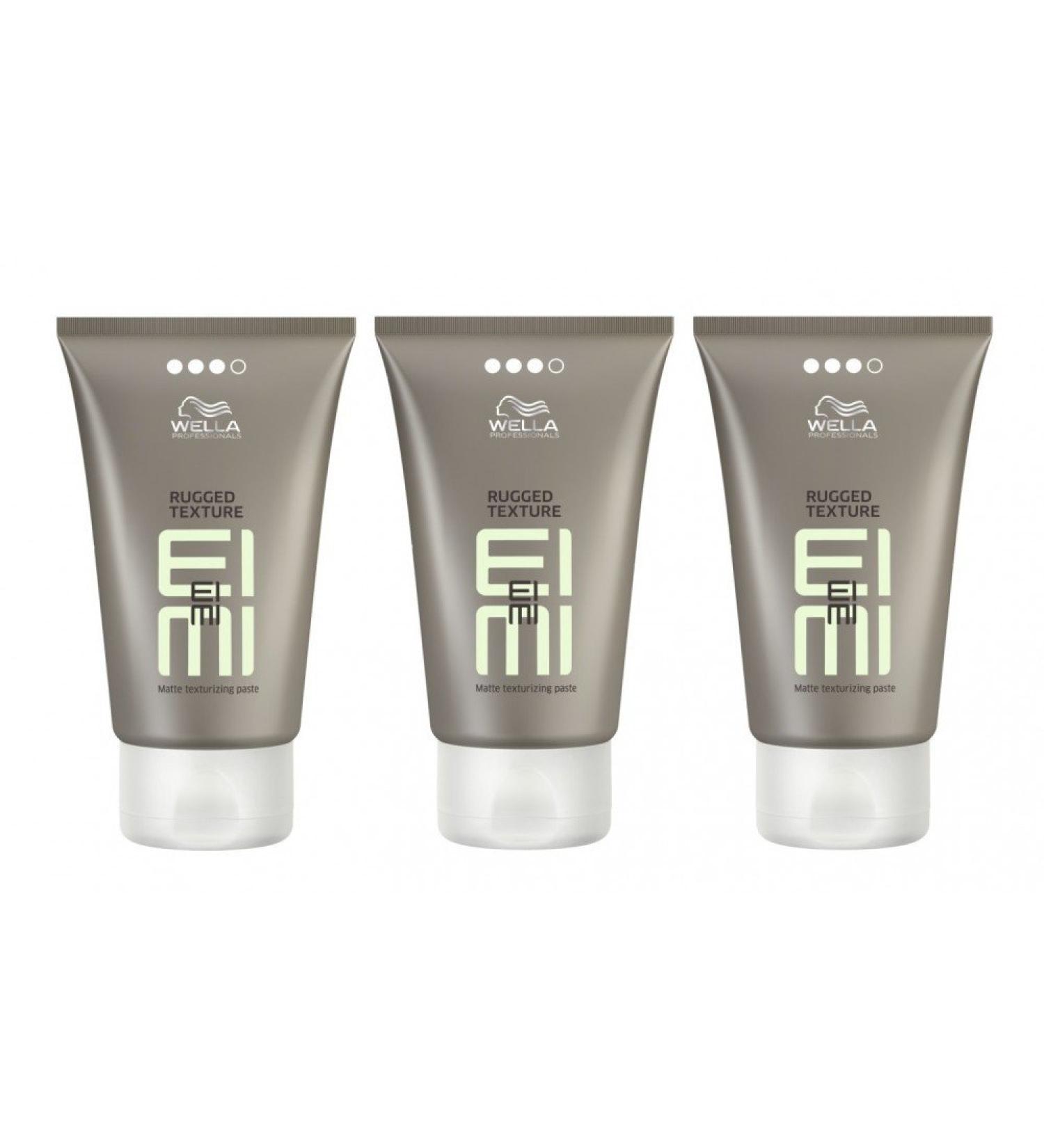 Wella - EIMI Rugged Texture Modeling Cream Set of 3 - Mattifying - 75 ml tube each