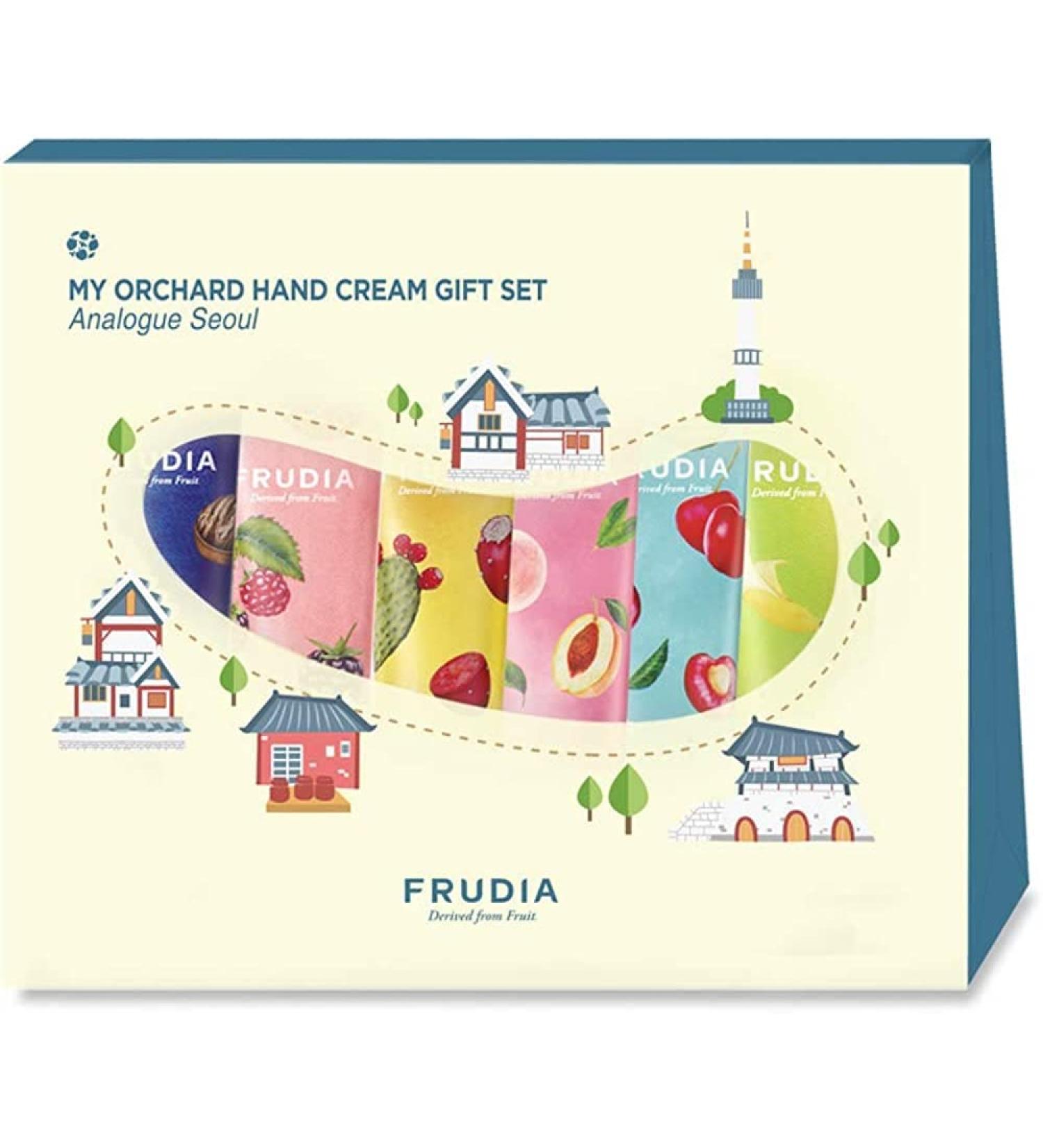 FRUDIA My Orchard Hand Cream Gift Set   Seoul Analogue | Beauty Gift Set & Body Lotion for Women | Korean Lotion & Hand Cream Gift Set | Organic Hand Cream & Moisturizing Lotion