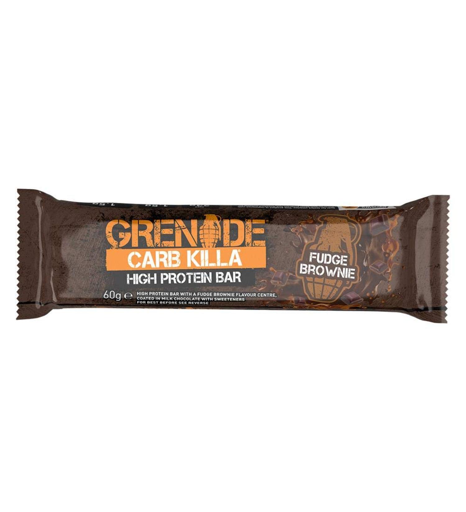 Grenade Carb Killa High Protein Brownie 12 x 60g - Fudge Brownie