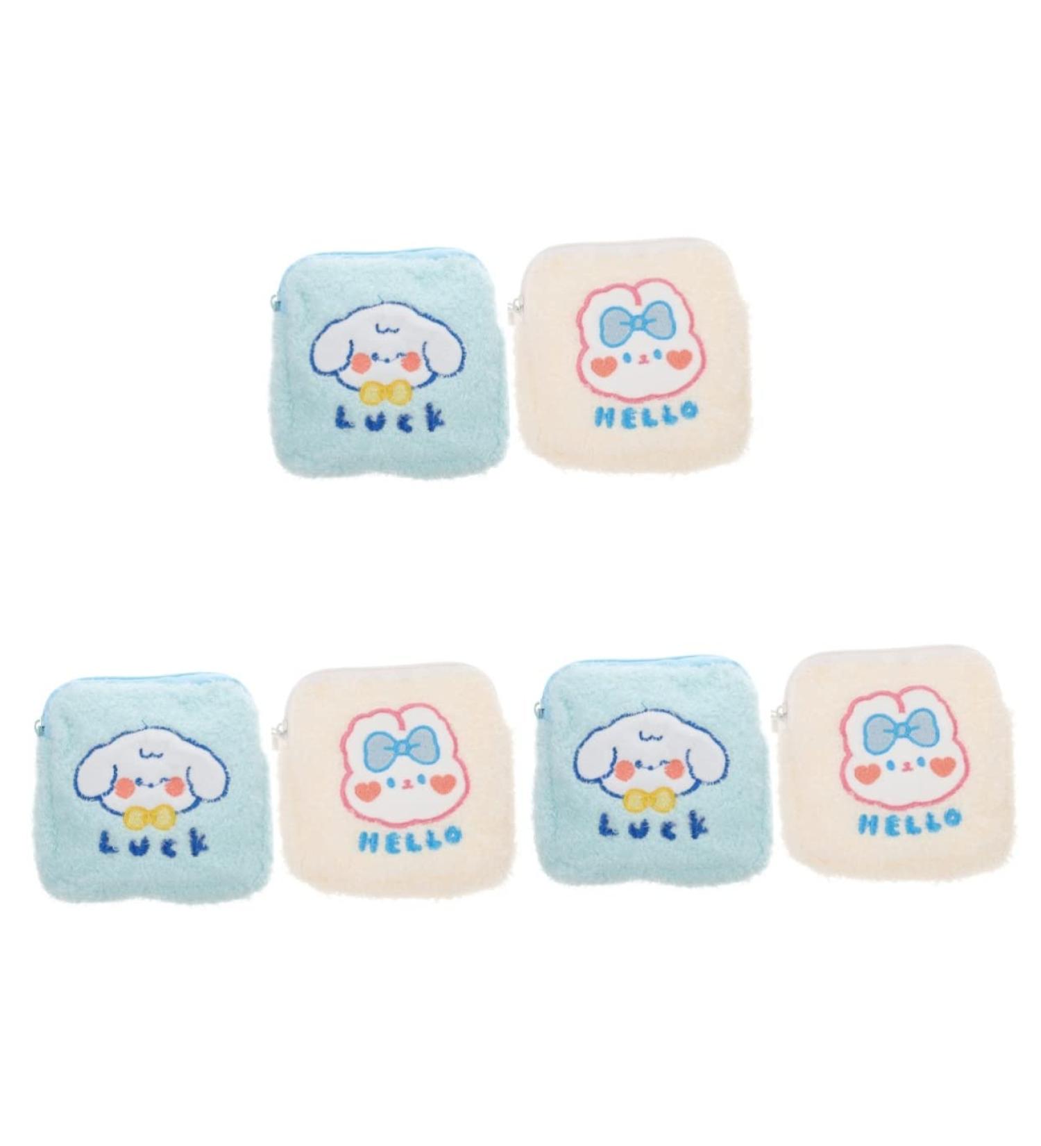 Shop Healeved 6 PC Storage Bags for Women's Bandages | Portable Period Pocket & Plush Menstrual Pillow Storage | High Capacity Multiple Colors Available - Buy Online on GoSupps.com