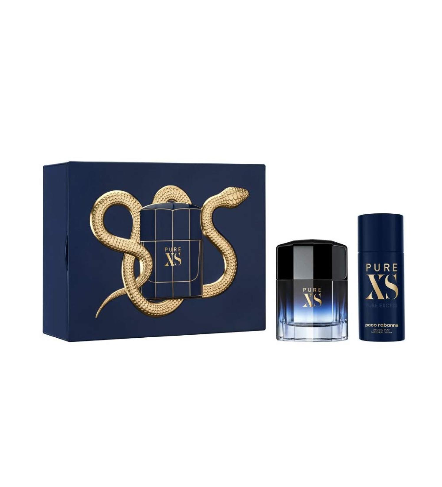 Paco Rabanne Pure XS Him Eau De Toilette Spray 100ml Set 2 Piezas 2018