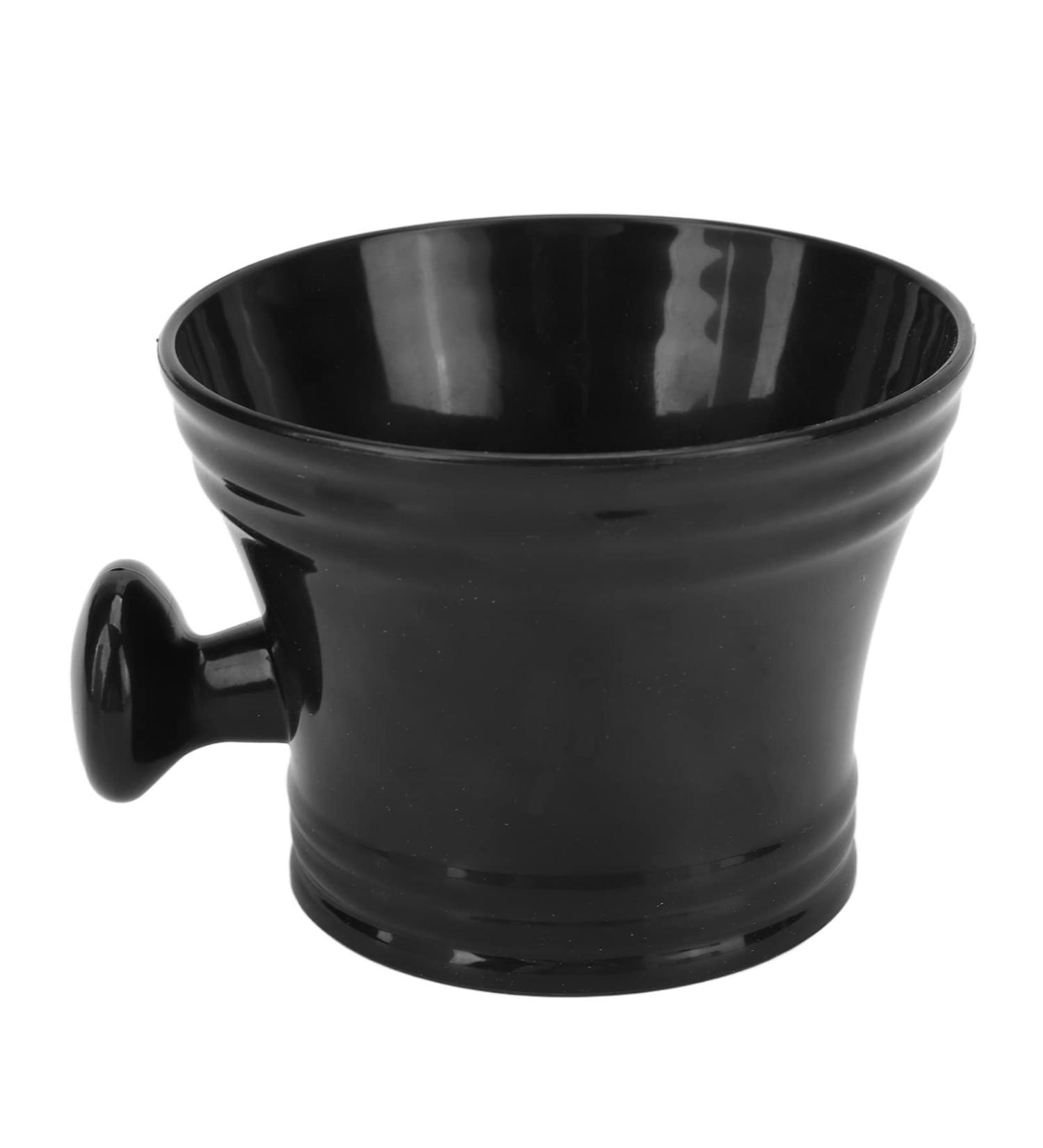 Premium Shaving Soap Bowl - Multi-Purpose Razor Cup for Men | Ideal for Home & Travel | Stylish Black Design - Buy Online on GoSupps.com