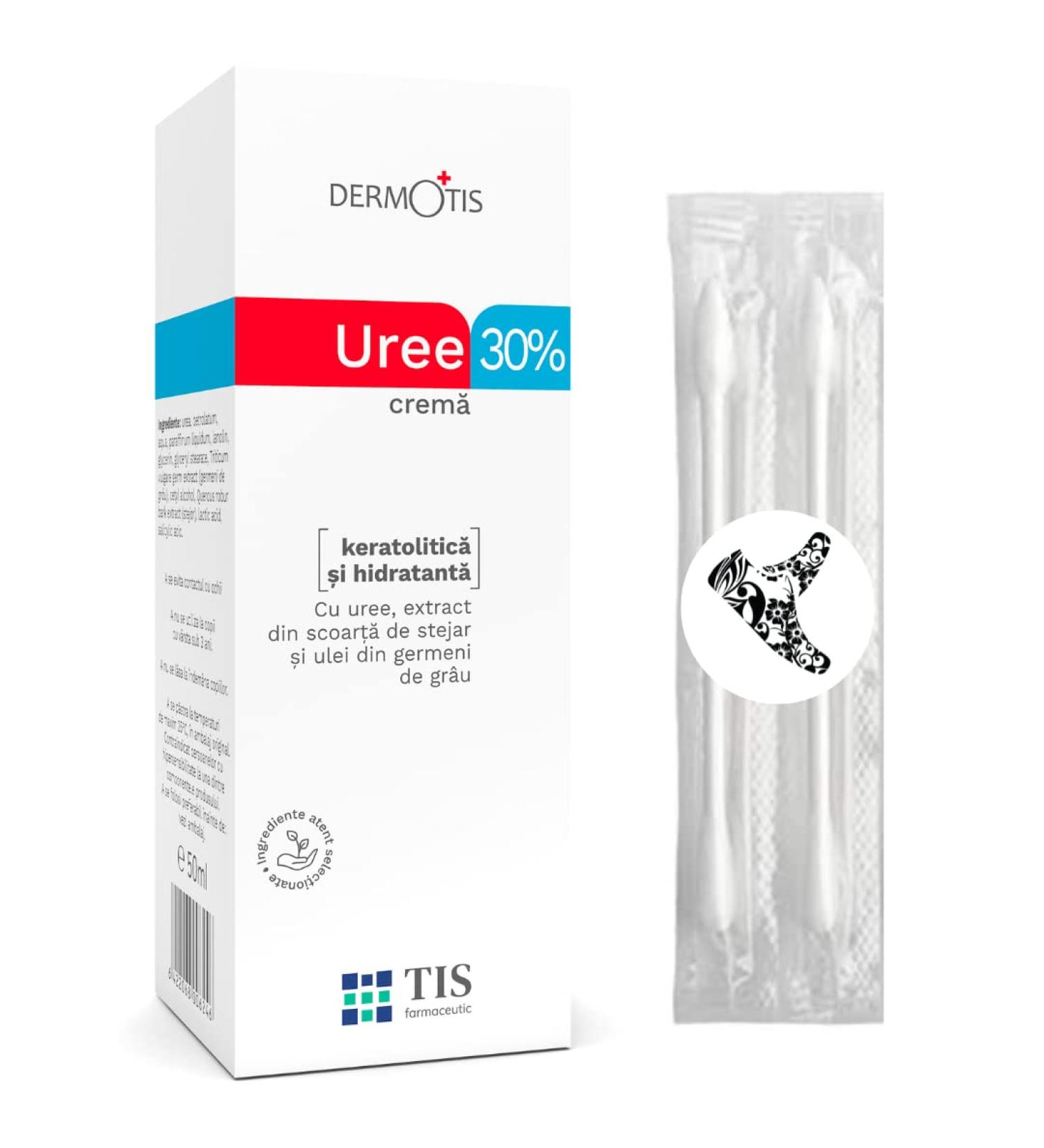 TIS HRERN MARN Urea Cream 30% - 50g for Eczema Psoriasis Dry Skin | Peeling Foot Cream & Scar Removal with Lactic Acid AHA - 1 Pack - Buy Online on GoSupps.com