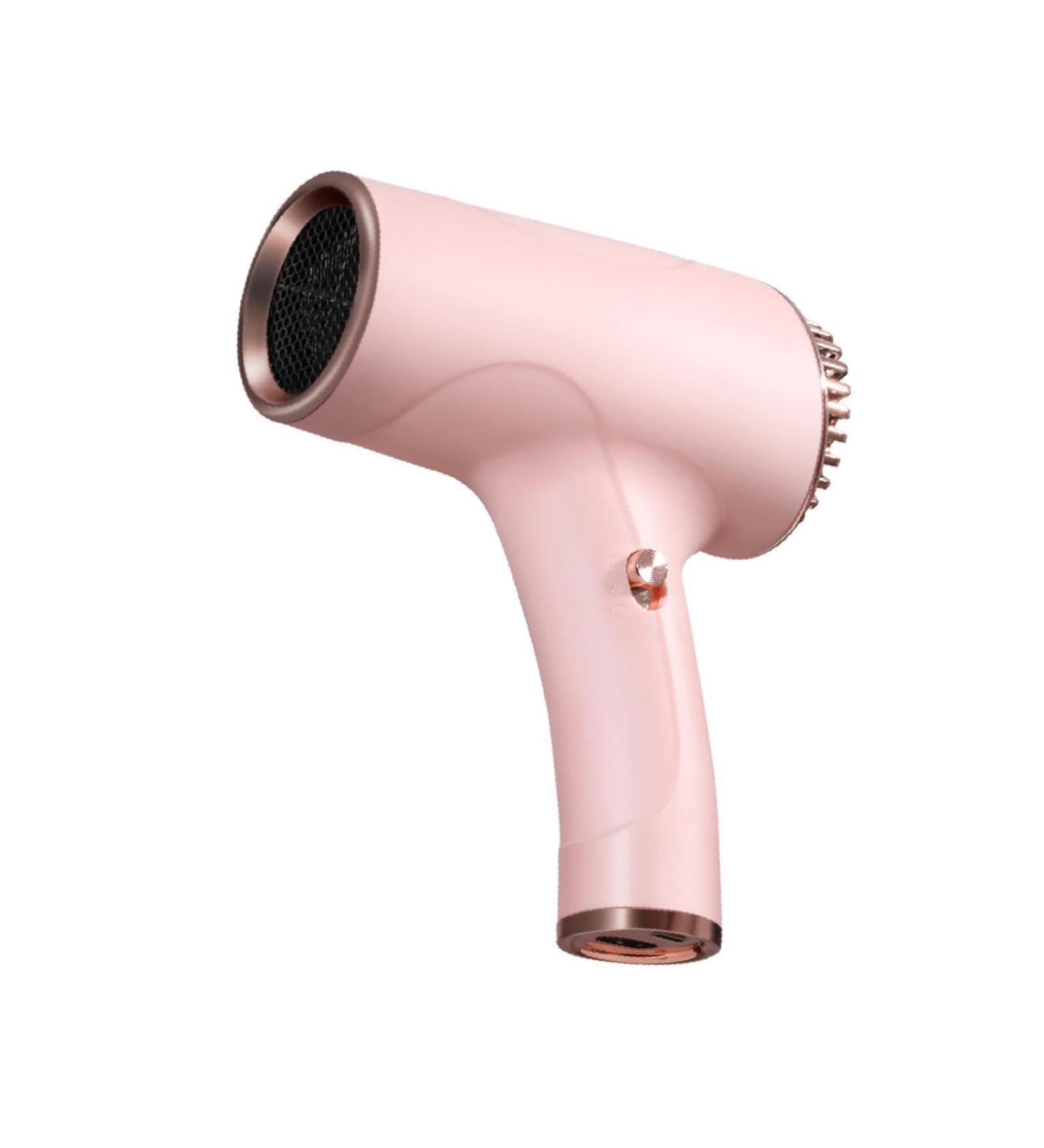Generic Travel Hair Dryer Low Noise Hair Dryer Quick Dry Professional Simple Hair Care Hair Salon Women Pink - Buy Online on GoSupps.com