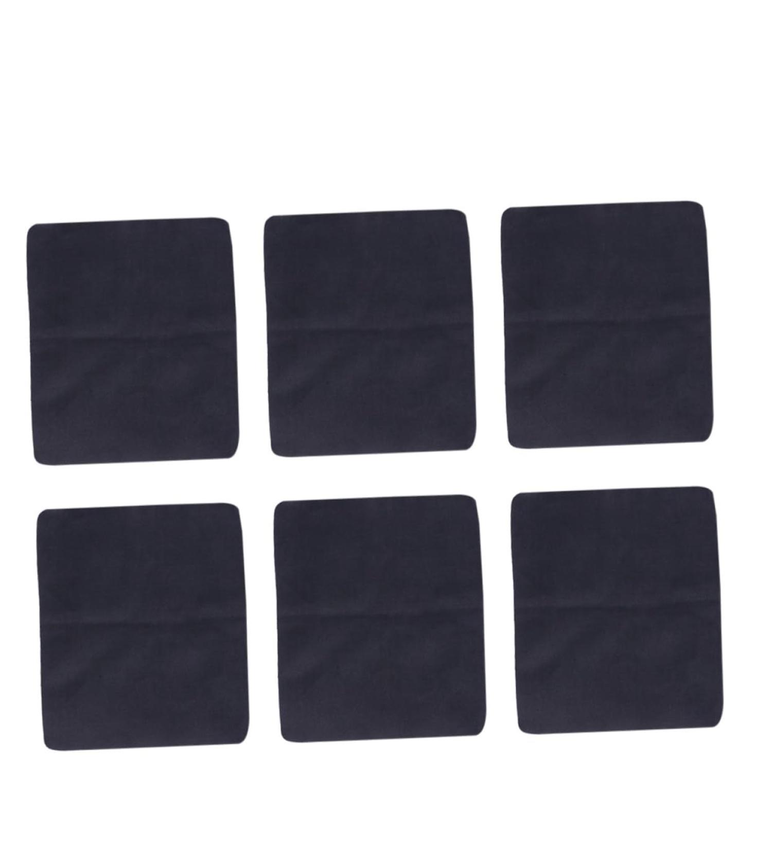 Soft Microfiber Cleaning Cloth Set - 6 PCS for Glasses Jewelry & Eyeglasses - No Shedding Ultra-Soft Wipe Cloth - Buy Online on GoSupps.com