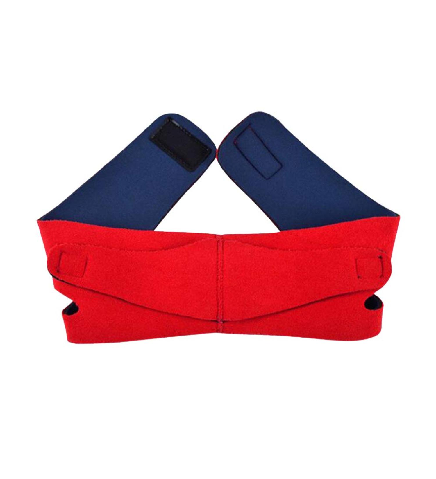 Healifty Anti Snoring Chin Strap - Adjustable Snore Reduction Device for Better Sleep and Stress Reduction (Red) - Buy Online on GoSupps.com