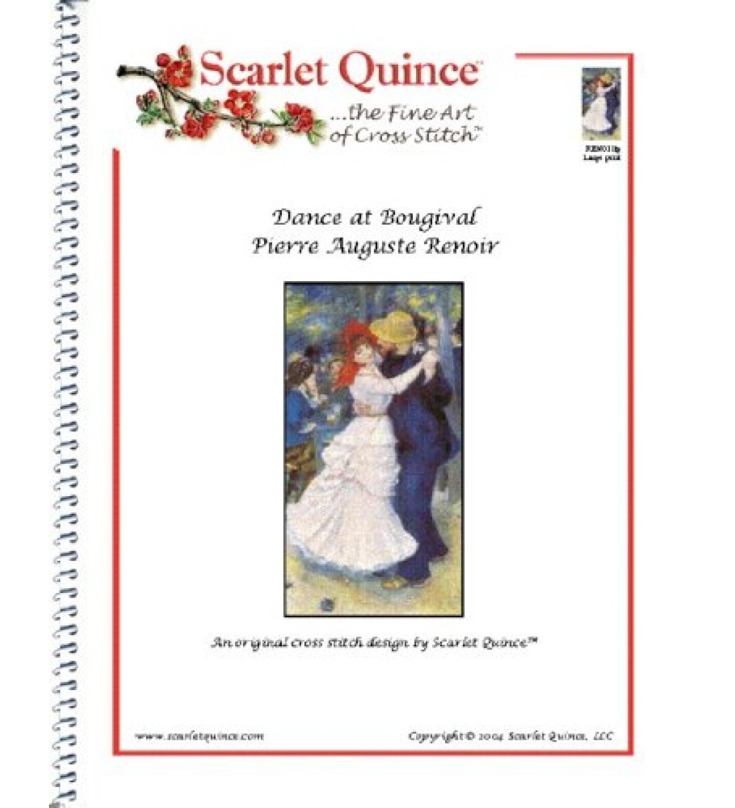 Renoir's Dance at Bougival Cross Stitch Chart - Large Size Symbols | Scarlet Quince REN011lg - Buy Online on GoSupps.com