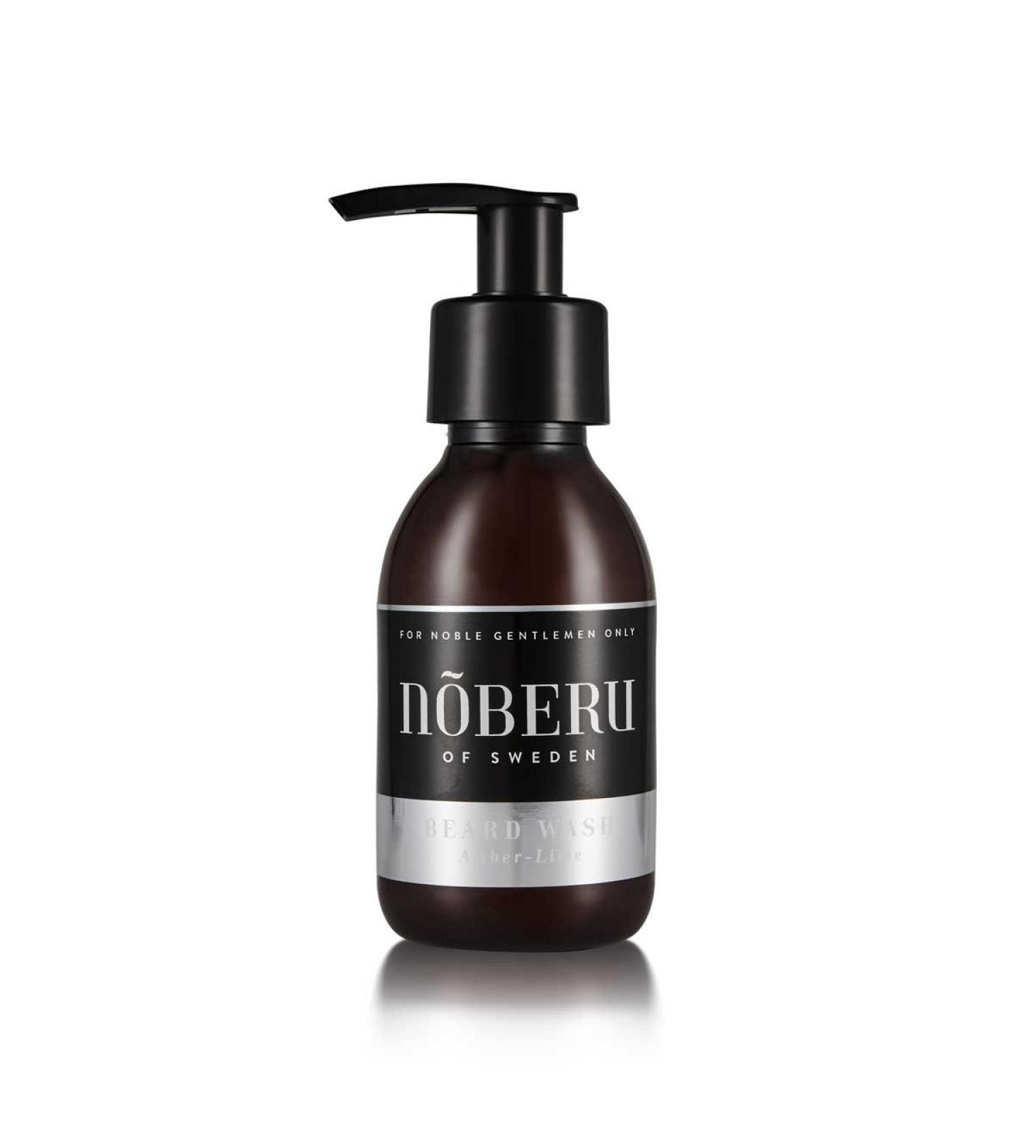 Noberu Of Sweden N beru Bart Shampoo AmberLime 125 ml Premium Beard Wash Beard shampoo for daily beard care suitable for 3day beards medium beards and full beards - Buy Online on GoSupps.com