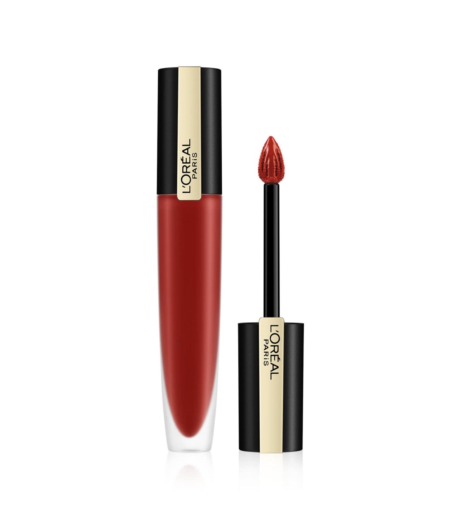 L'Or al Paris Rouge Signature Matte Liquid Lipstick - 115 I Am Worth It - 41ml - Buy Online on GoSupps.com