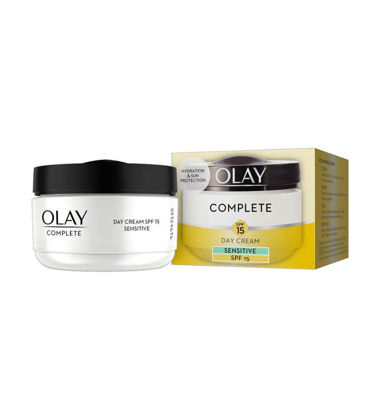 Olay Essentials Complete Care Day Cream SPF 15 for Sensitive Skin  1.7 Ounce
