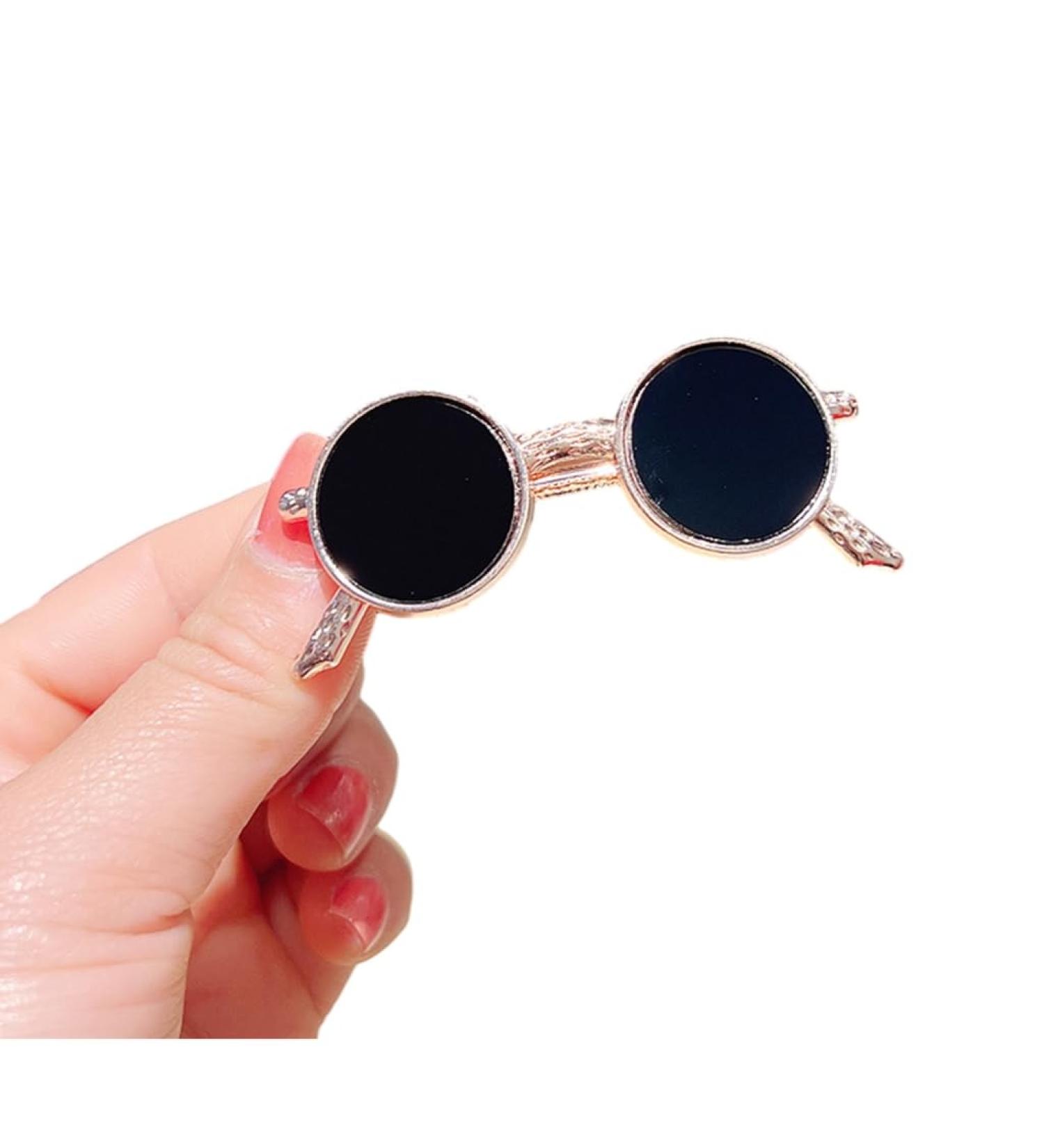 XIAHIOPT Carnivals Hair Clip for Sunglasses Shape Hair Barrettes Ponytail Hair Barrettes for Teens Girls LD096 rose gold 6.7 - Buy Online on GoSupps.com