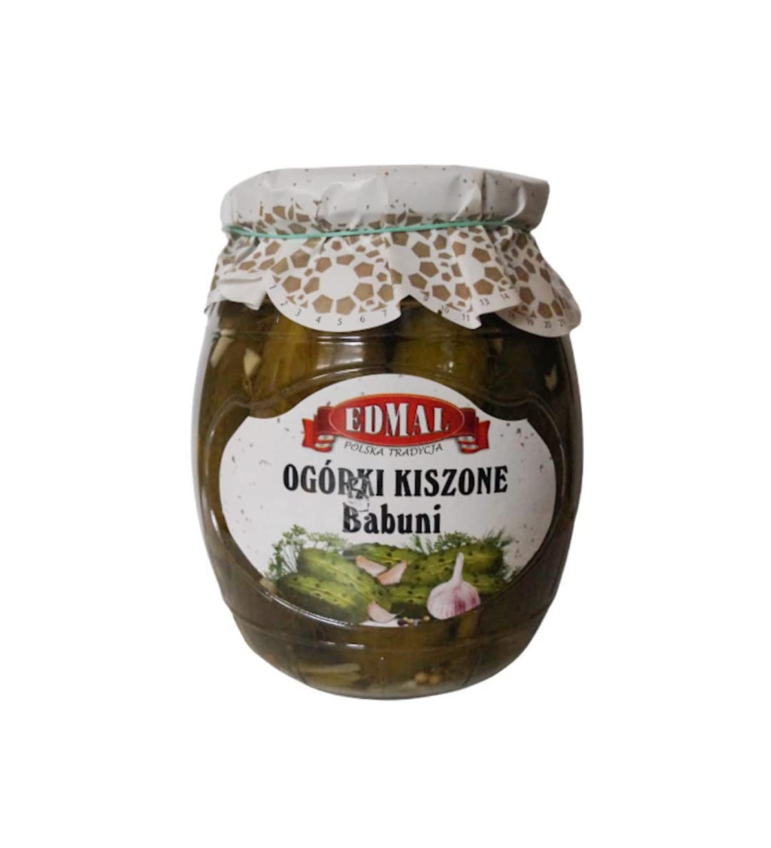 Edmal Ogorki Kiszone Babuni 680gr x 10 Units