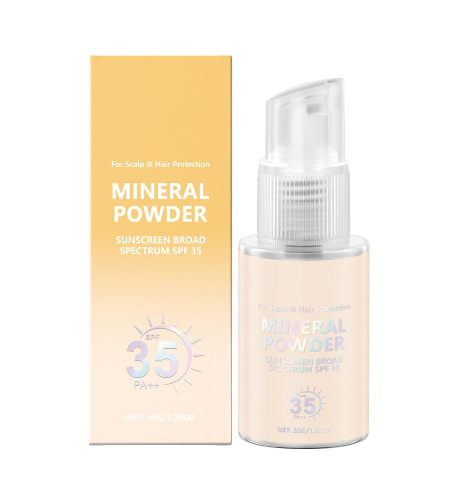  G n rique Sunscreen Powders UV Protection No-Greasy Scalp with Lightweight Formula Skin Care Setting Powder Makeup for Travel Hair Beach Outdoor Workplace Use 35g - Buy Online on GoSupps.com