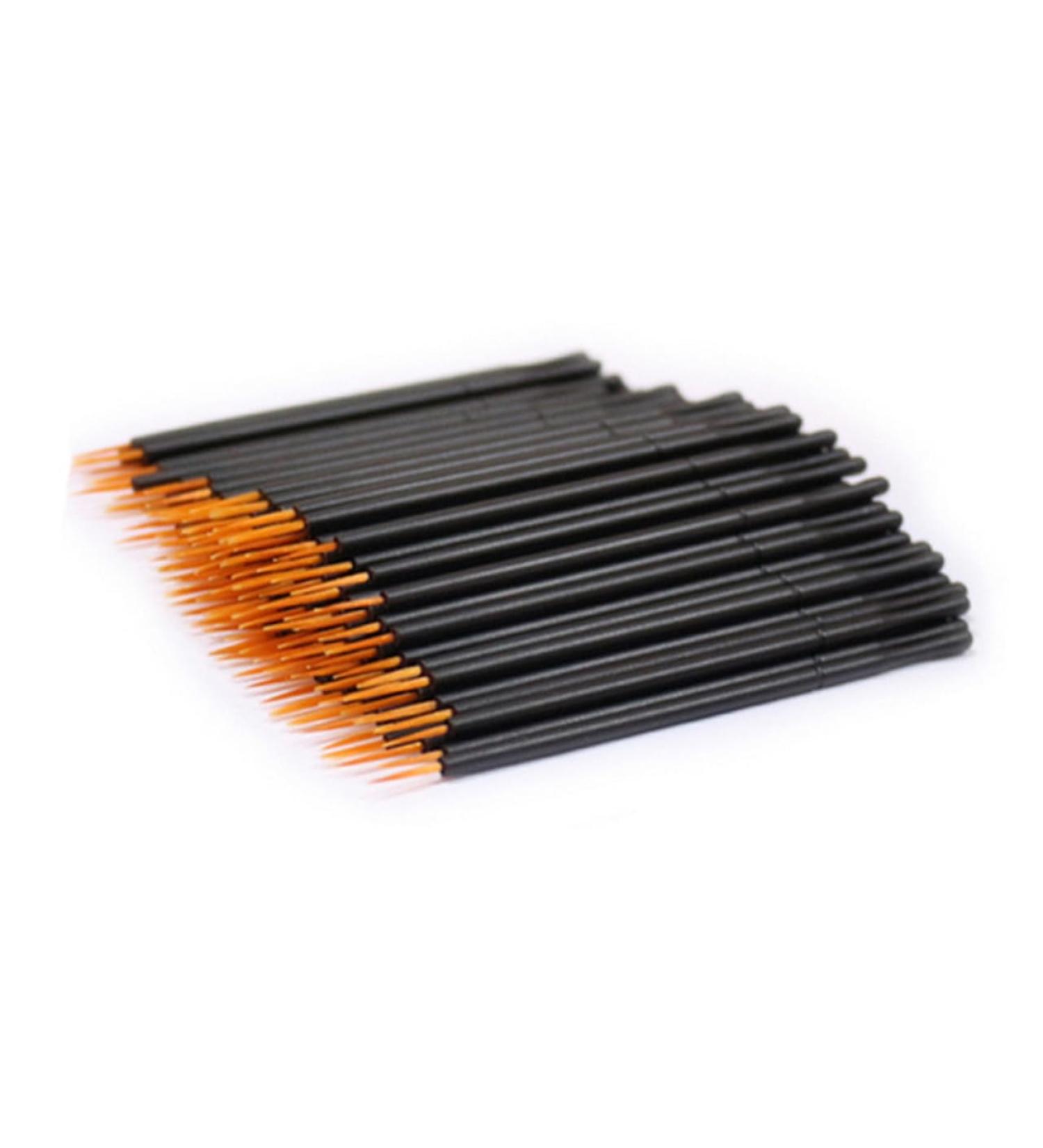 PLAFOPE 100pcs Wand Applicator Eyeliner Eye Liner Eyeliner Applicator Tool White Makeup Brushes 15cmX10cm Orange - Buy Online on GoSupps.com