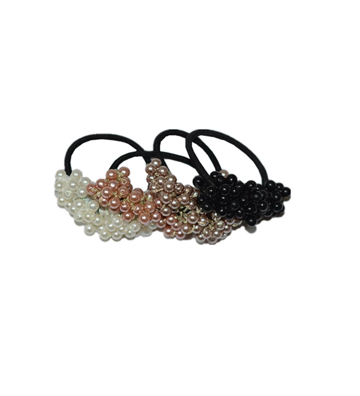 ShungFun Pearl Bow Ponytail Holder Set - Hair Accessories for Women, Girls, and Teens - Buy Online on GoSupps.com