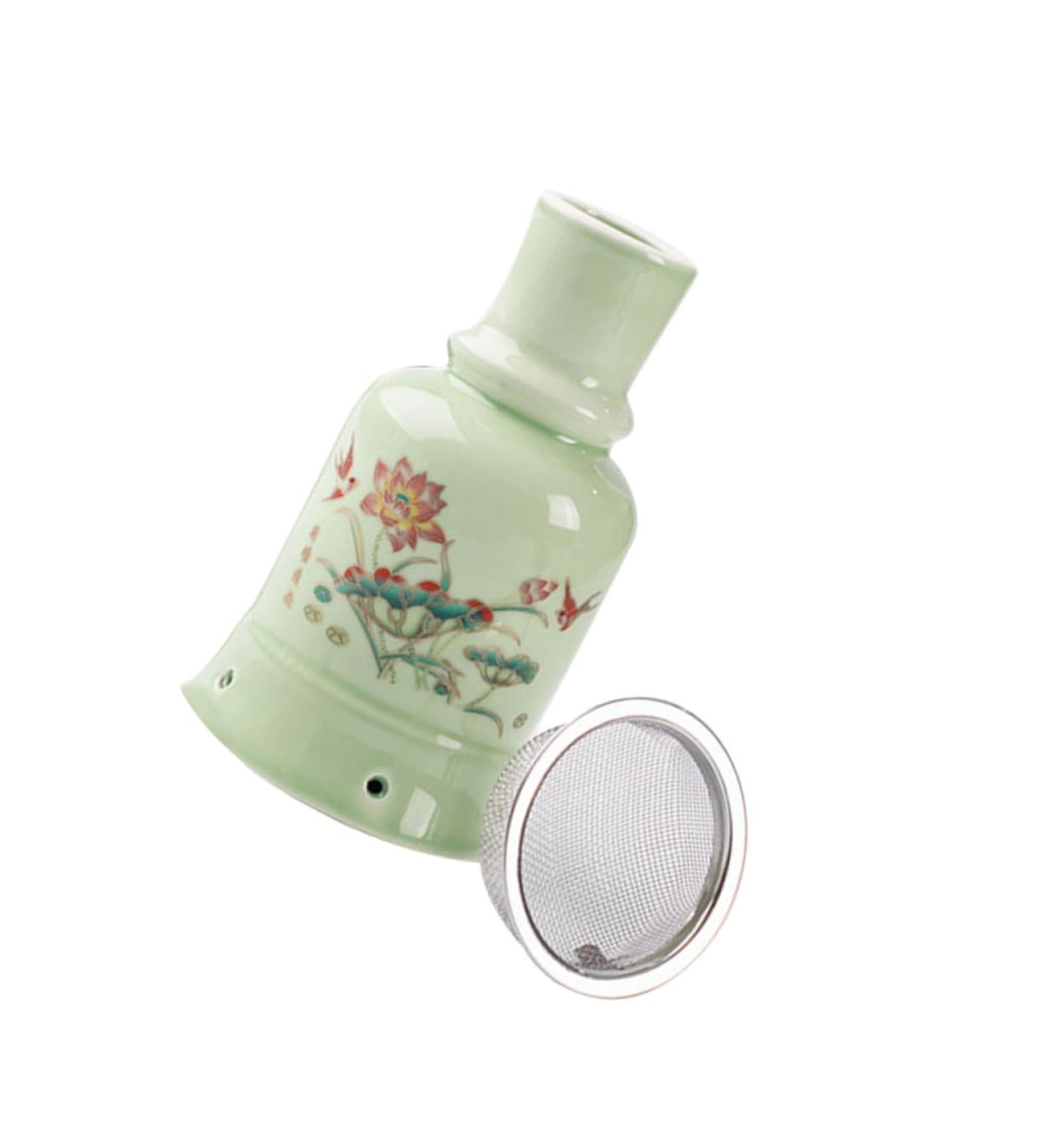 Clispeed Moxibustion Pot - Portable Ceramic Cone Holder for Moxa Healing | Home Tools for Moxibustion Sticks - Set of 2 (12.5x7cm) - Buy Online on GoSupps.com