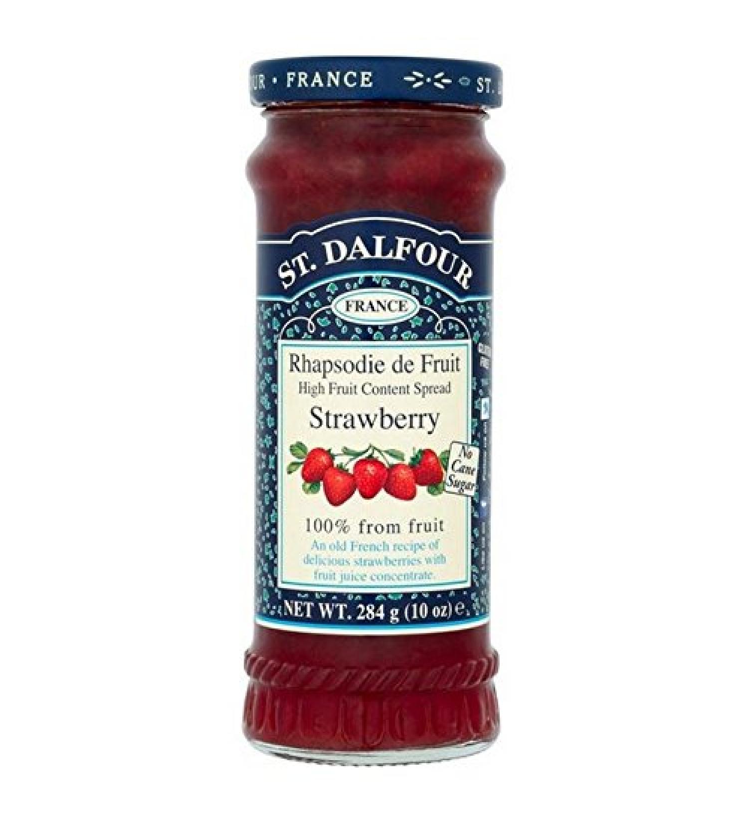 St Dalfour St. Dalfour Strawberry Jam 284G (Pack of 2)