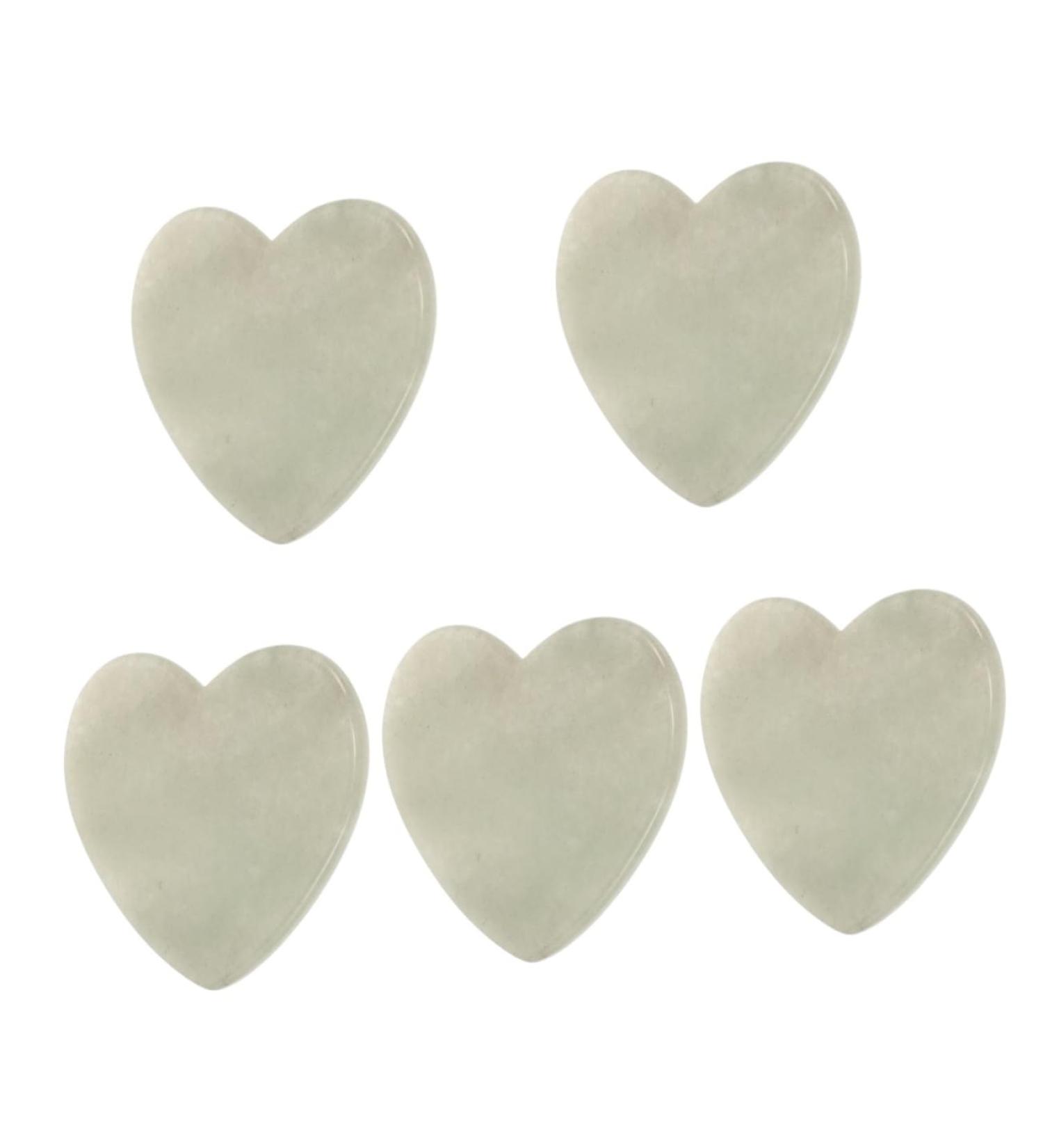 minkissy 5pcs Jade Scraping Board Face Tool Gua Sha Stone Tools Jade Gua Sha Face Sculpting Tool Guasha Tool for Face Jade for Face Guasha Stone Face Massage Triangle Scraping Tablets 8.30X7.60X0.50CMx5pcs As Shownx5pcs - Buy Online on GoSupps.com