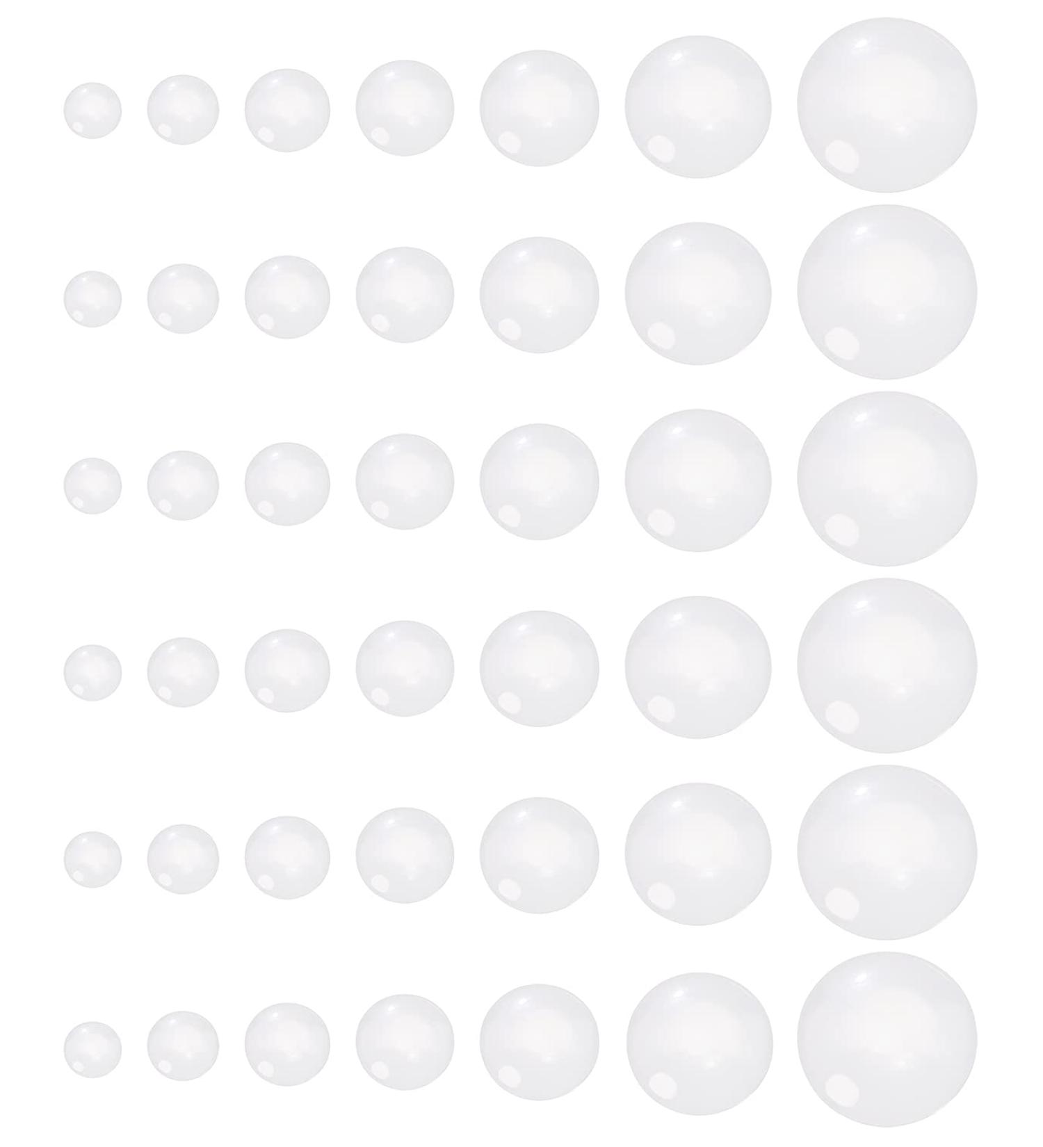 Shapenty Clear Round Glass Cabochons Dome Tiles - 7 Sizes for Jewelry Making DIY - 70PCS - Buy Online on GoSupps.com