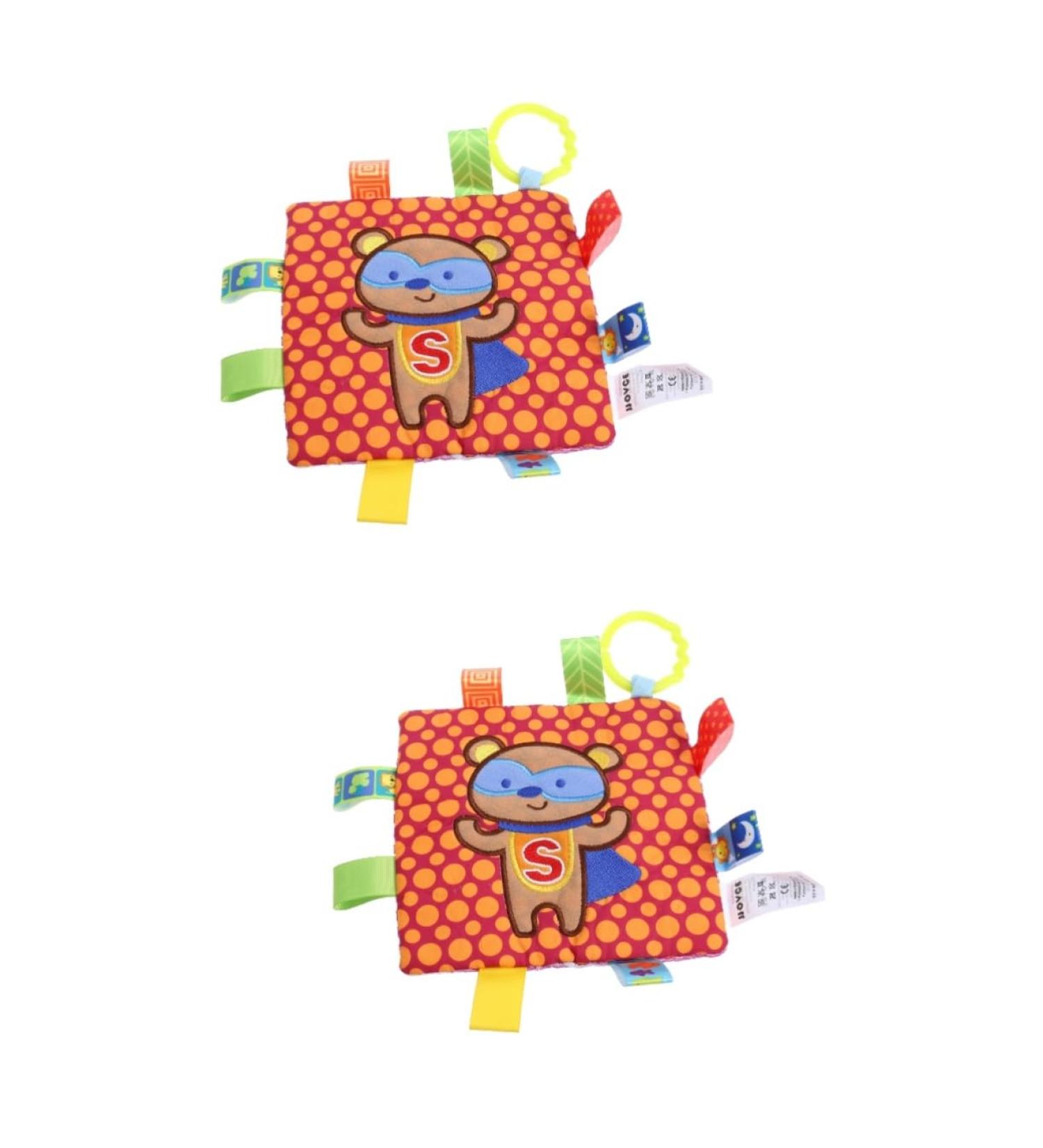 iBasenice Teething Toy - 2pcs Soft Baby Crinkle Toys for Soothing & Development - International Shipping Available - Buy Online on GoSupps.com