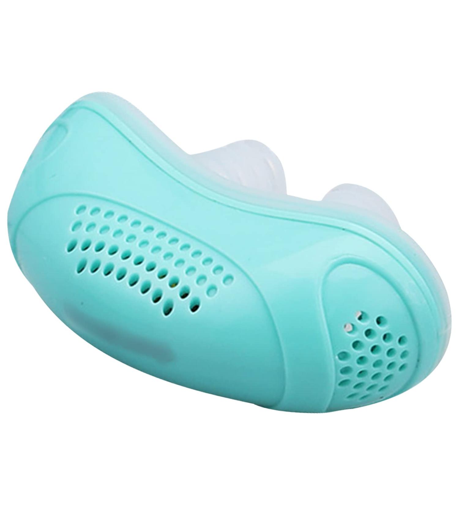 Adjustable Anti Snoring Electronic Device - Double Eddy Current Fan Design, Green, 60 x 25.2 x 39mm - Buy Online on GoSupps.com