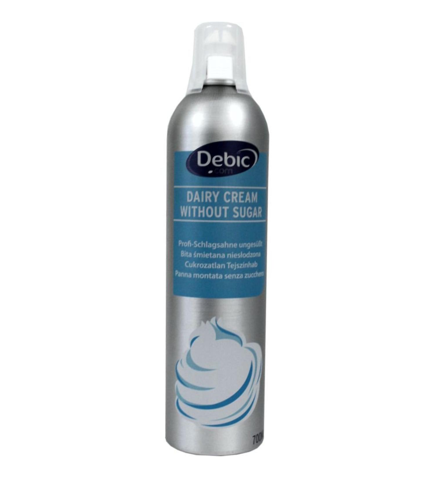 Debic professional whipped cream unsweetened 700 ml
