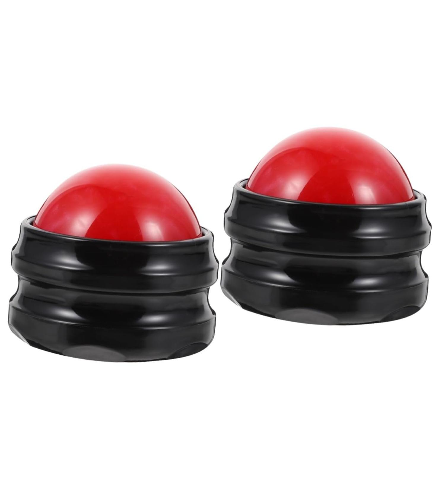 Buy TOVINANNA 2 STK Massage Globe Roller - Deep Tissue Face & Body Massage Device | Fitness Training Accessories - Free International Shipping - Buy Online on GoSupps.com