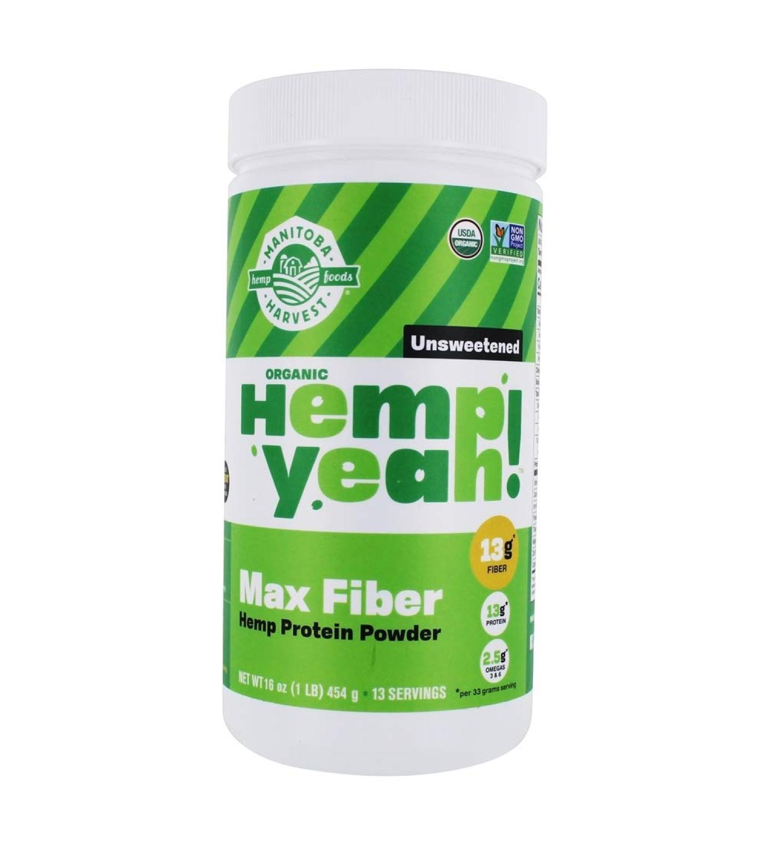 Manitoba Harvest Hemp Prtn Pwdr Pro Fiber Org