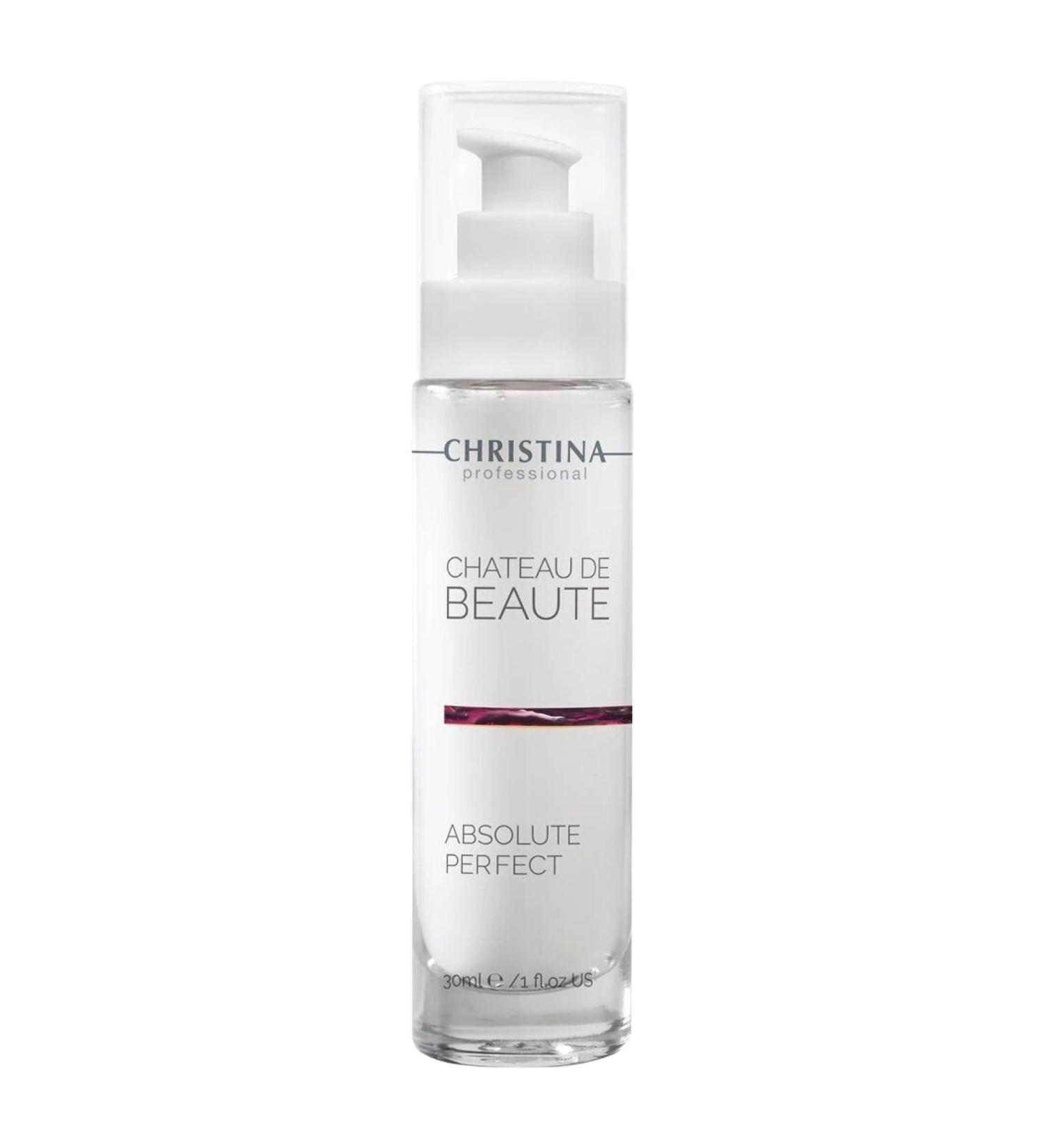 Christina Chateau de Beaute Absolute Perfect Serum | Retinol & Hyaluronic Acid | Anti-Aging Moisturizing Serum for All Skin Types | 30ml - Buy Online on GoSupps.com