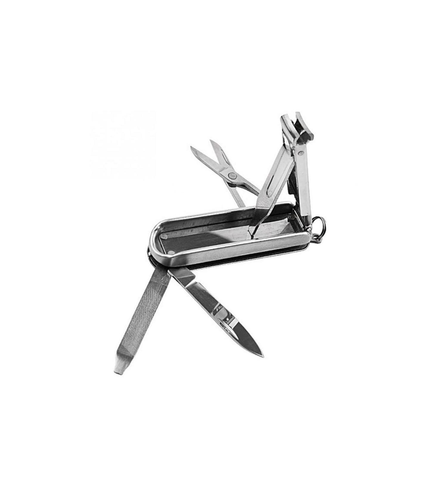 UNbit Nail Clipper Multifunctional Folding Manicure Nail Clipper Stainless Steel Scissors with Keychain Holder Portable Nails Trimming Tool - Buy Online on GoSupps.com