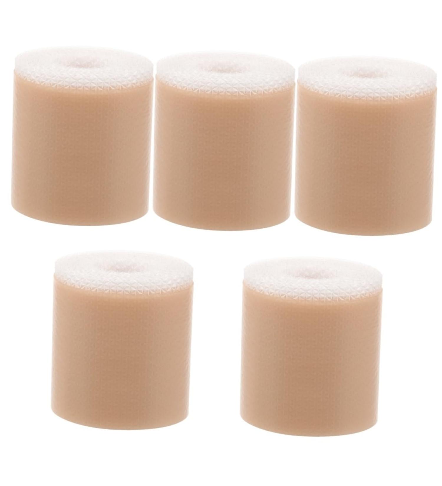 Silicone Scar Tape for Skin - 5 Rolls Nursing Supplies for Wound Dressing - 33x5.5cmx5pcs - Buy Online on GoSupps.com