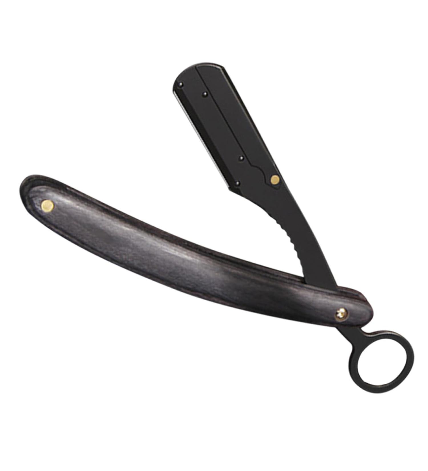 Magiclulu Men's Stainless Steel Vintage Shave Razor | Foldable Hairdressing Tools & Eyebrow Trimmer for Salon Use - Buy Online on GoSupps.com