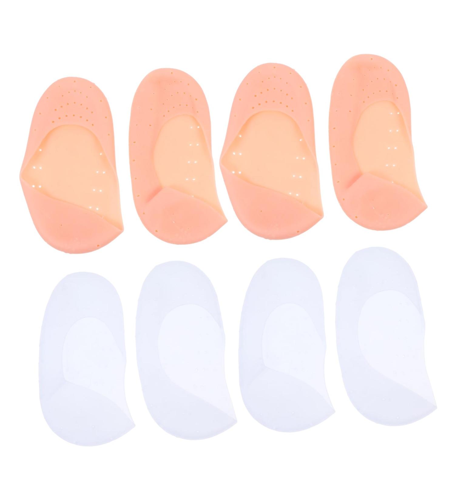 Beaupretty 4 Pairs Silicone Feet Moisturising Socks Non- Slip Silicone Socks Retention Socks Elastic Moisturizing Socks Heel Stretch Boat Socks Nursing Cover Anti-Crack Silica Gel L 19.5X9.5X1.5CM - Buy Online on GoSupps.com