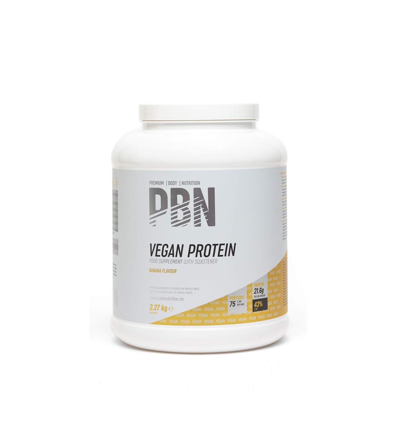 PBN Vegan Protein Banana 2.27kg - Premium Body Nutrition - Buy Online on GoSupps.com