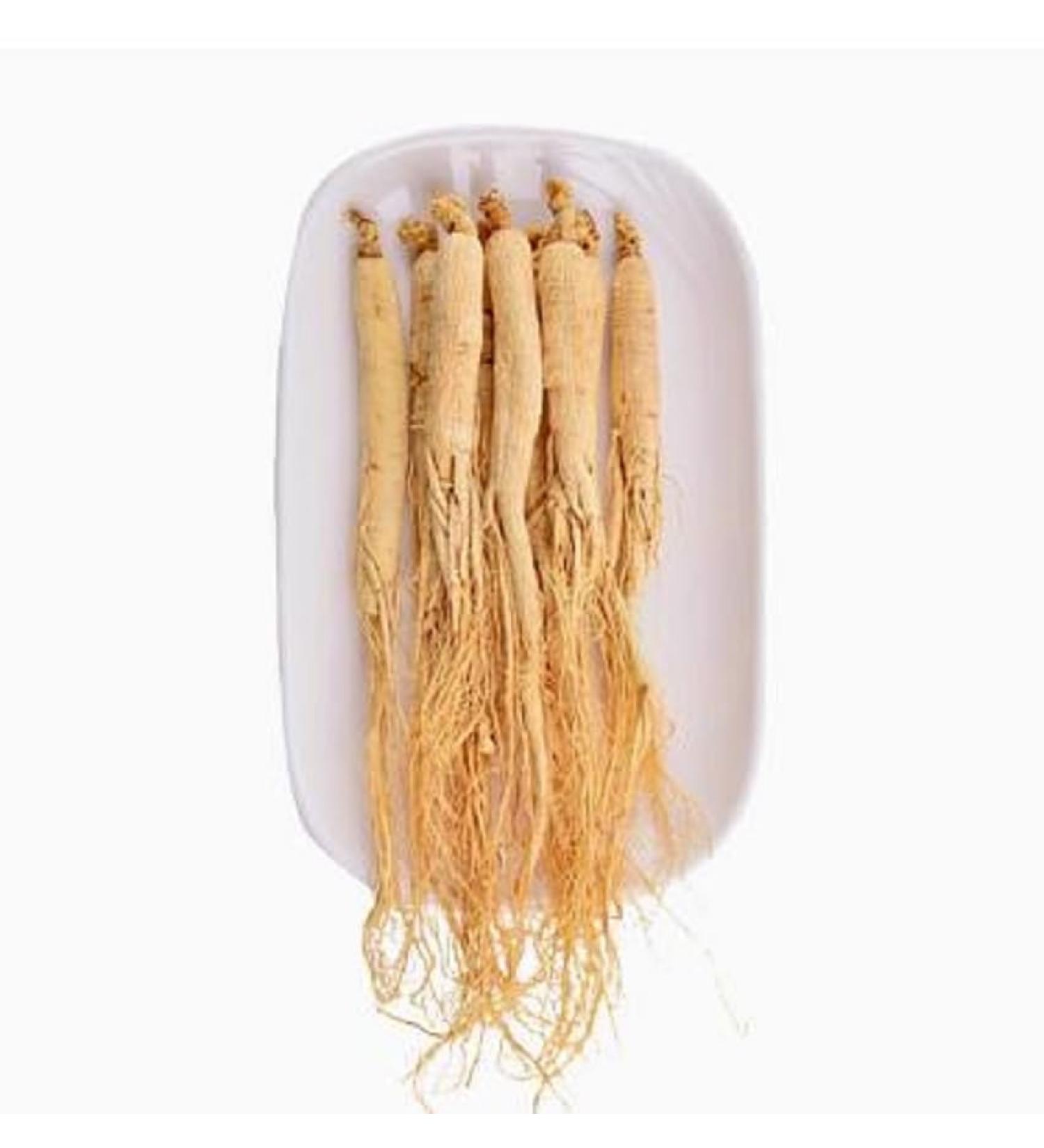 250g Asian Panax Korean White Ginseng Root China Herbal Tea Whole Ren shen roots  - Buy Online on GoSupps.com