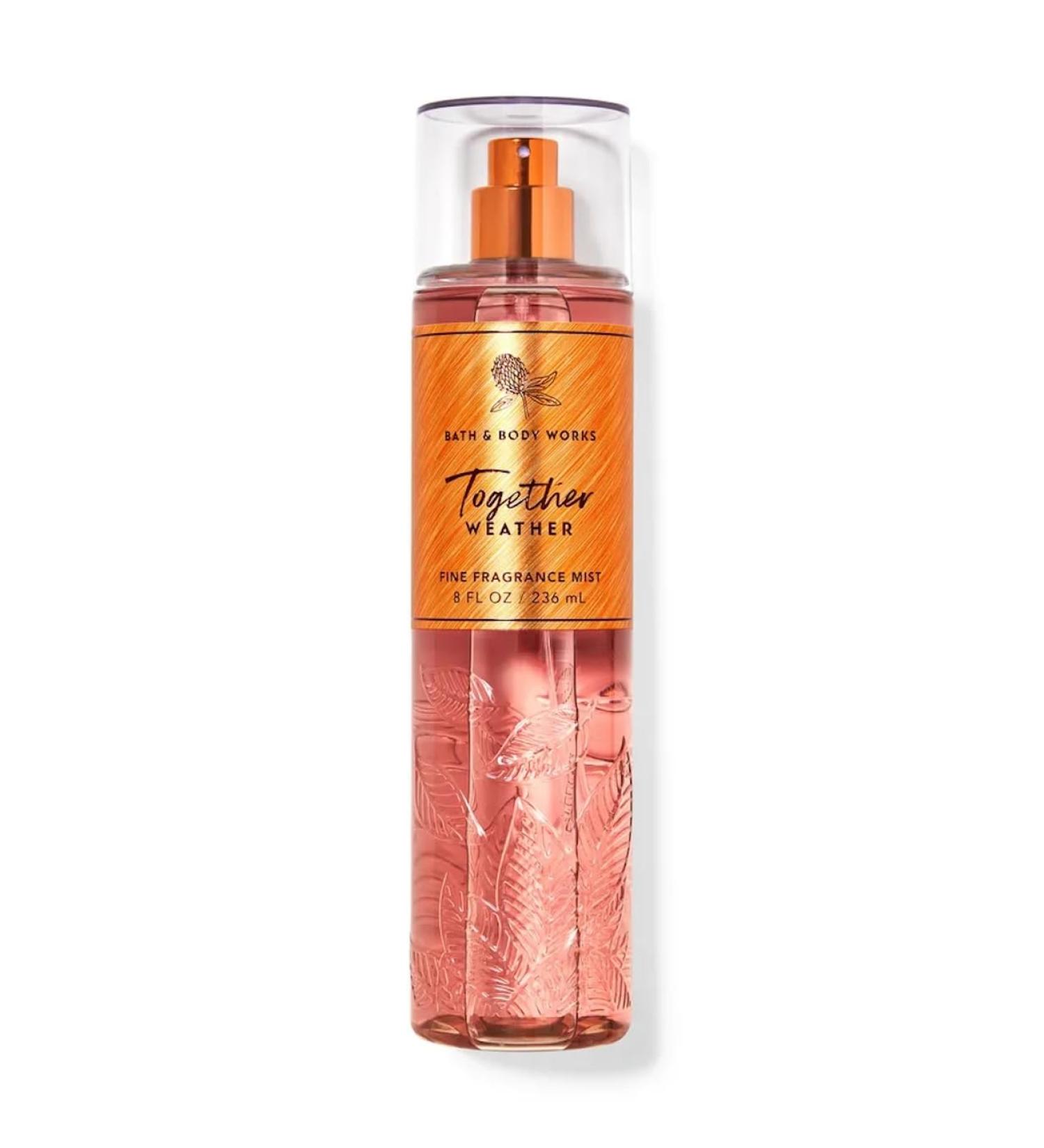 Bath & Body Works Together Weather Fine Fragrance Body Spray Mist 8 oz (Together Weather) Together Weather 8 Fl Oz (Pack of 1)