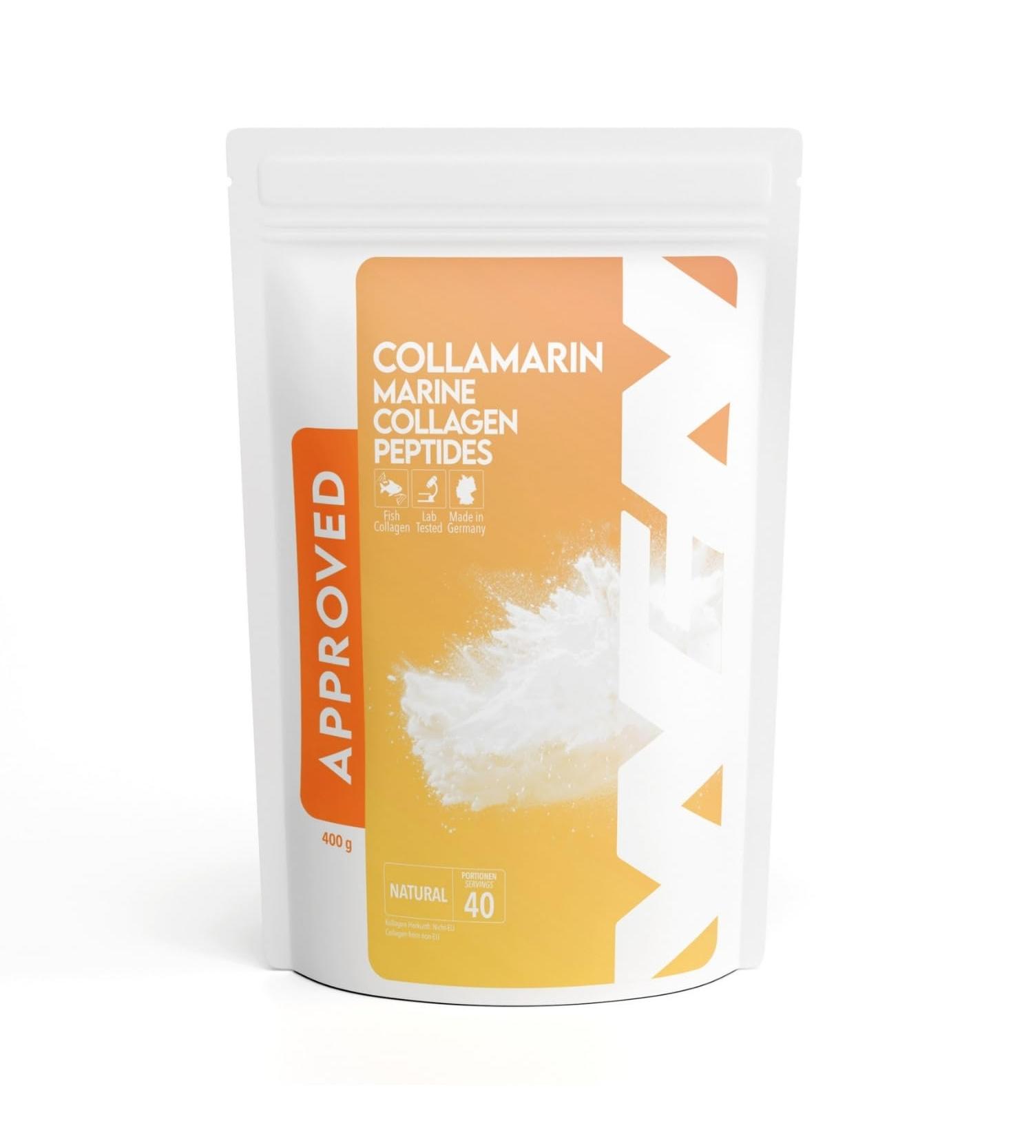 WFN Approved Collamarin - Collagene Marin Poudre - 400g Go t neutre - Collag ne hydrolys Peptides de poisson - Produit & test en Allemagne - Buy Online on GoSupps.com