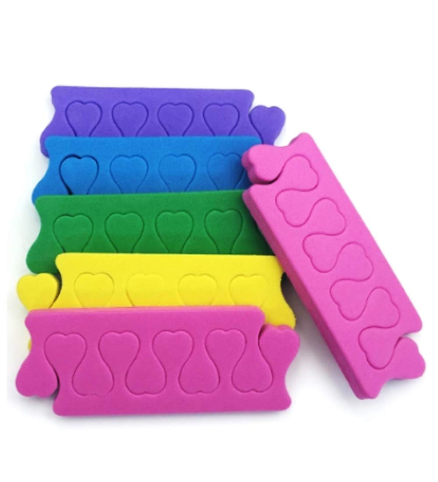 New8Beauty Toe Separators Toe Spacers Variety Colors Series (12 Pairs) - Nail Polish Pedicure Manicure Supplies - Stocking Stuffers for Women - Nail Spa Party (Multicolors 12-Pairs) - Buy Online on GoSupps.com