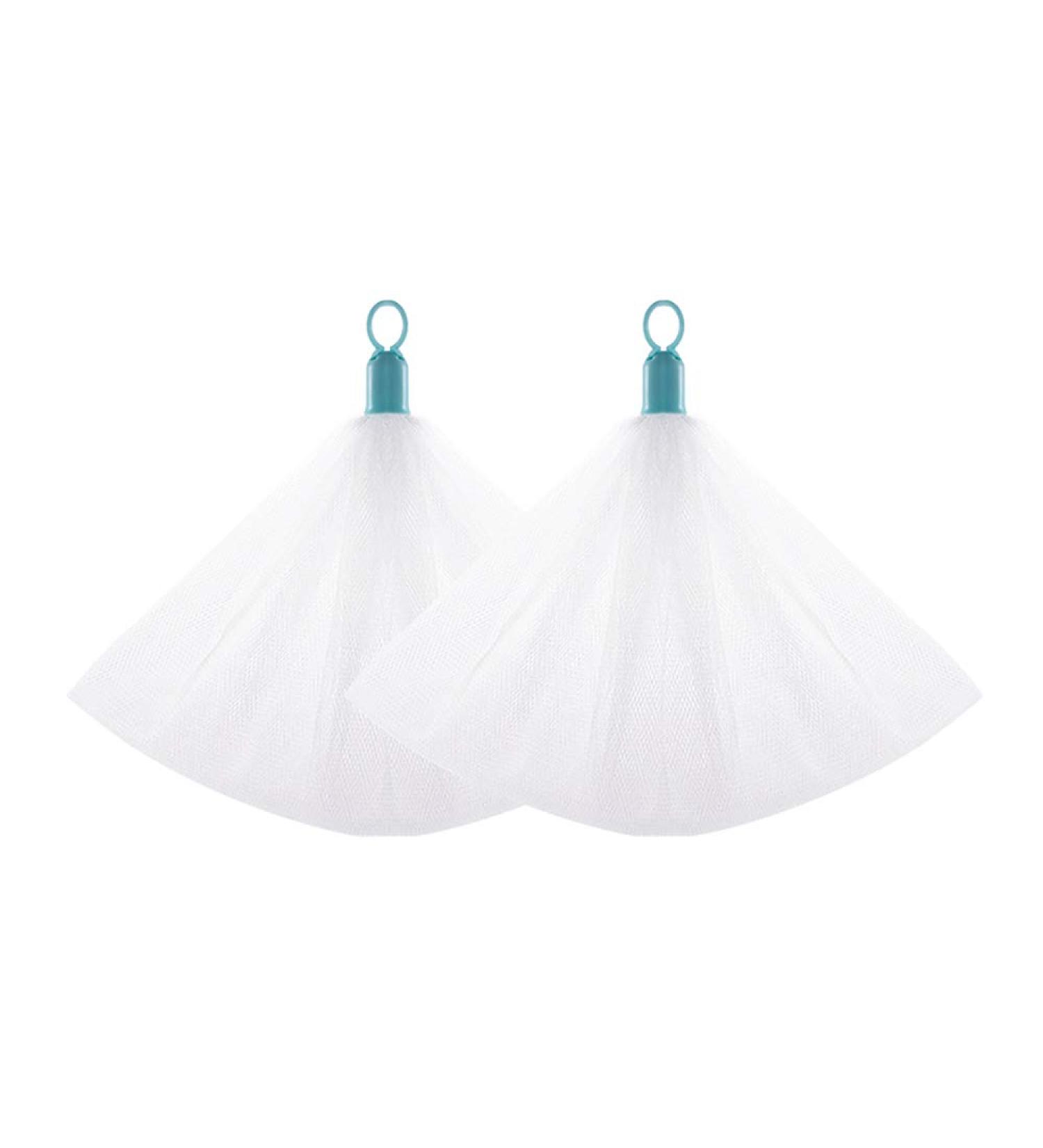 2pcs Mesh Exfoliating Bubble Net - Foam Net for Face & Bath Washing - International Shipping - Buy Online on GoSupps.com